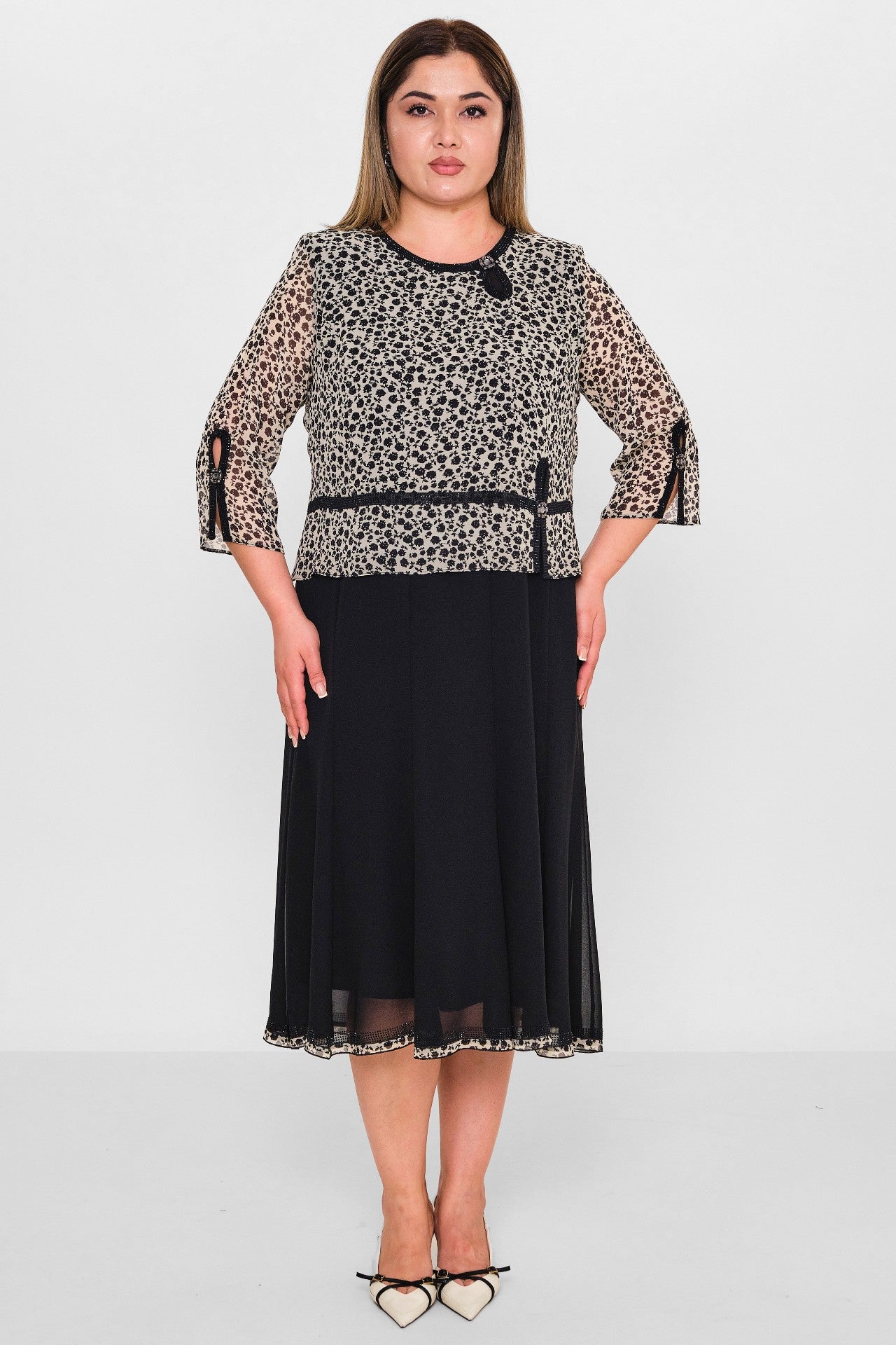 Gumanize - Plus Size Dress (GMZ2025-280-7040) - 8690200080609