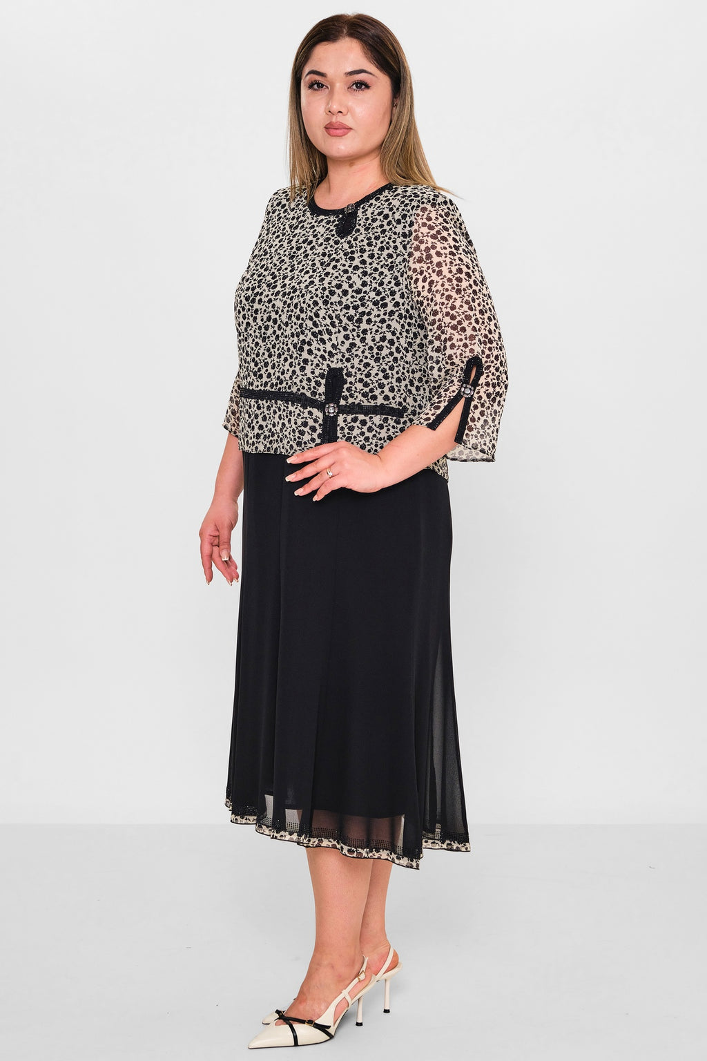Gumanize - Extended Plus Size Dress (GMZ2025-281-7040) - 8690200080616