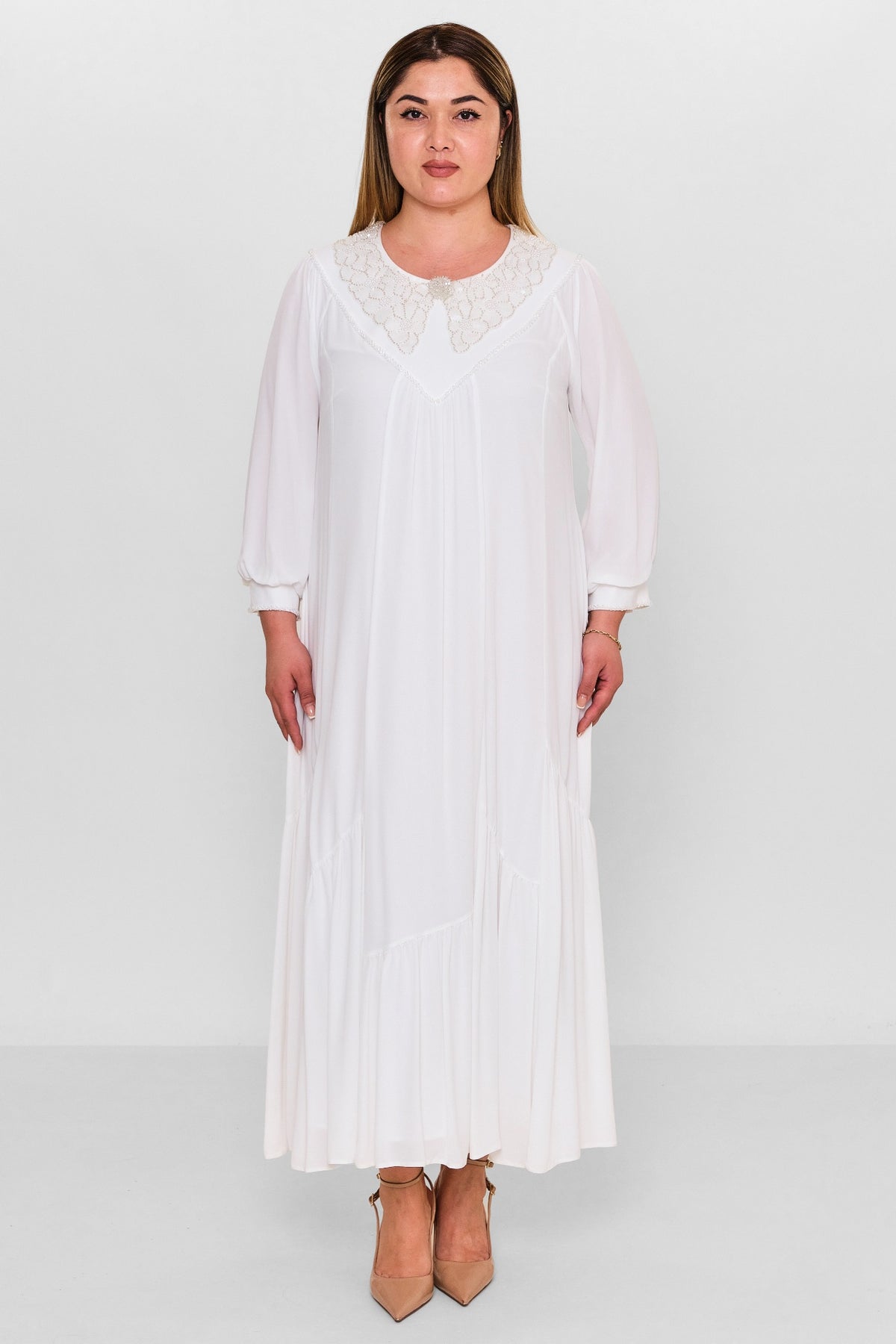 Gumanize - Plus Size Dress (GMZ2025-476-6842) - 8690200080654