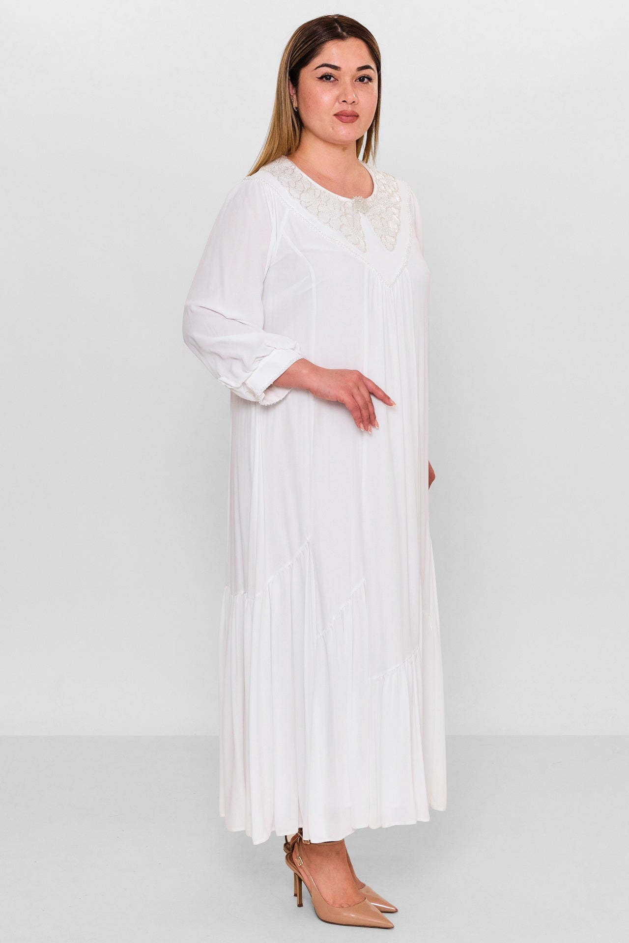 Gumanize - Plus Size Dress (GMZ2025-476-6842) - 8690200080654