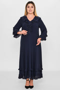Gumanize - Plus Size Dress (GMZ2025-480-6842) - 8690200080661