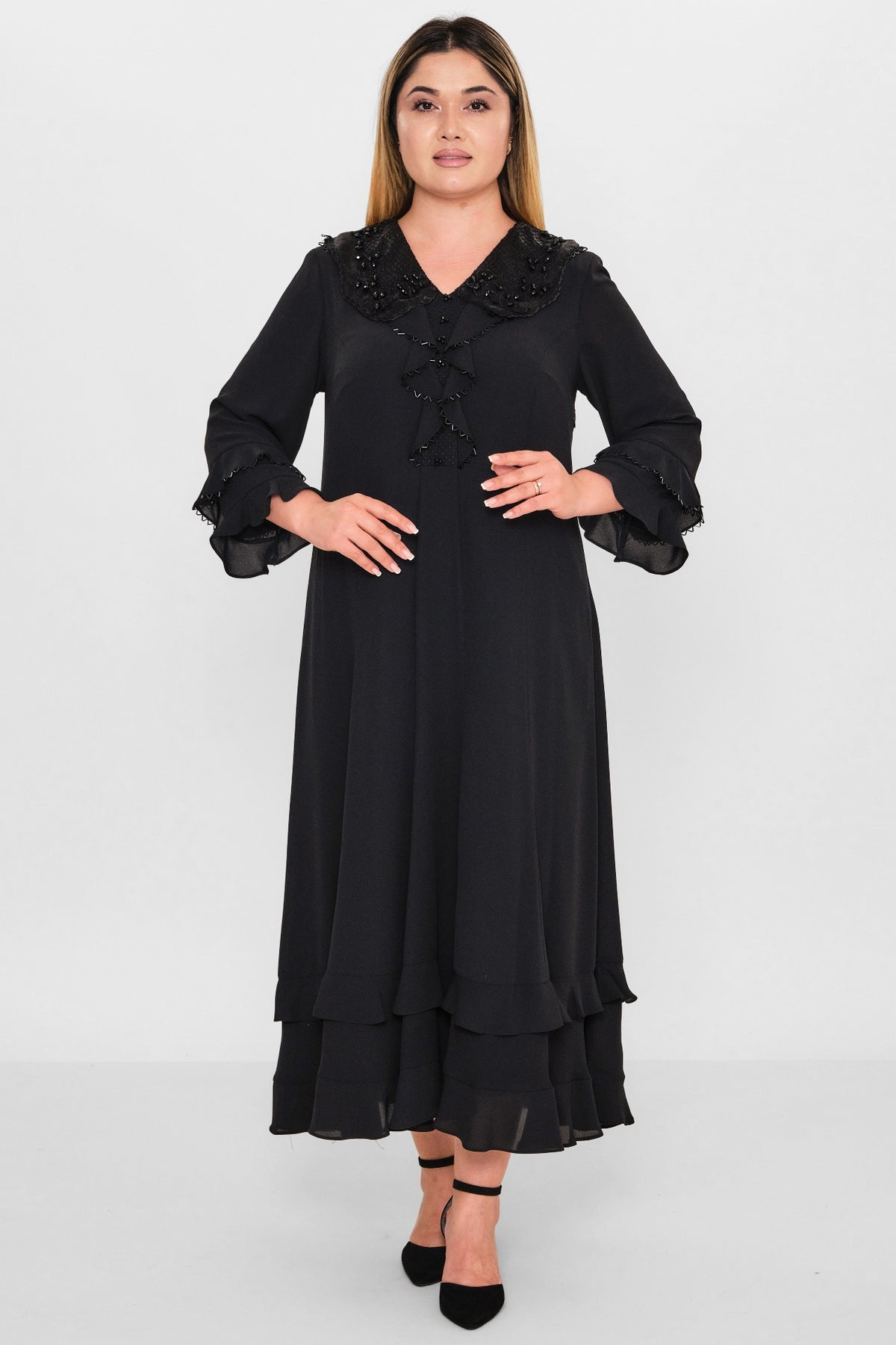 Gumanize - Plus Size Dress (GMZ2025-480-6842) - 8690200080678