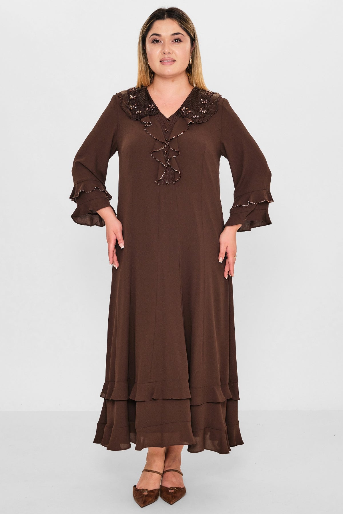 Gumanize - Plus Size Dress (GMZ2025-480-6842) - 8690200080692