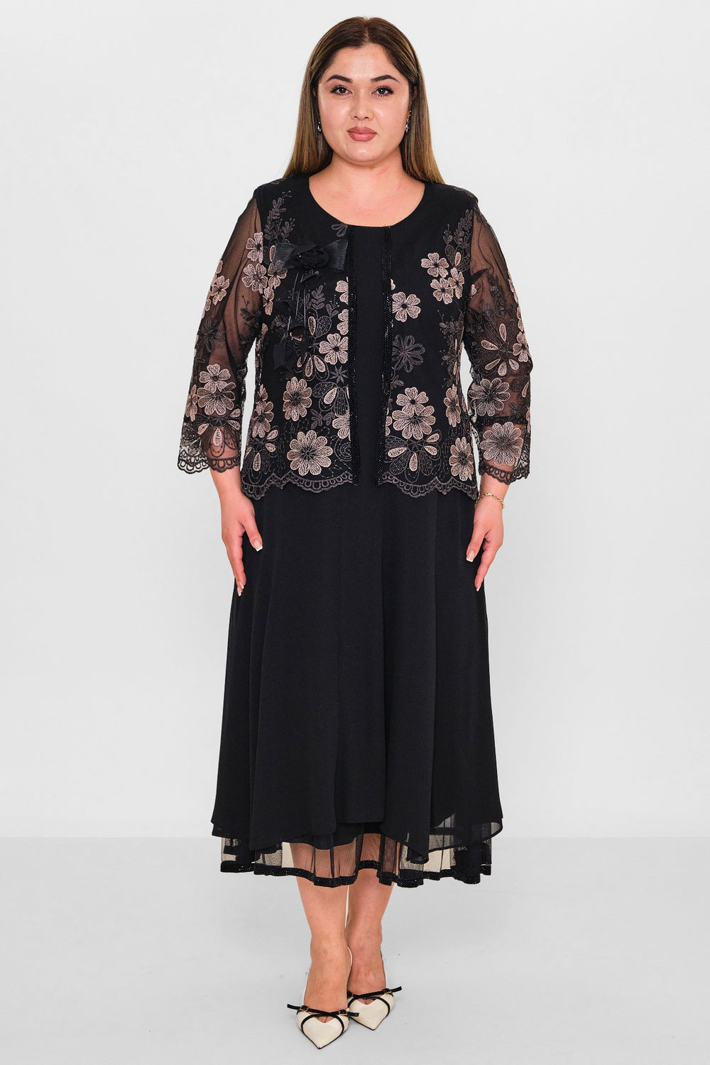 Gumanize - Plus Size Dress (GMZ2025-614-7038) - 8690200080708