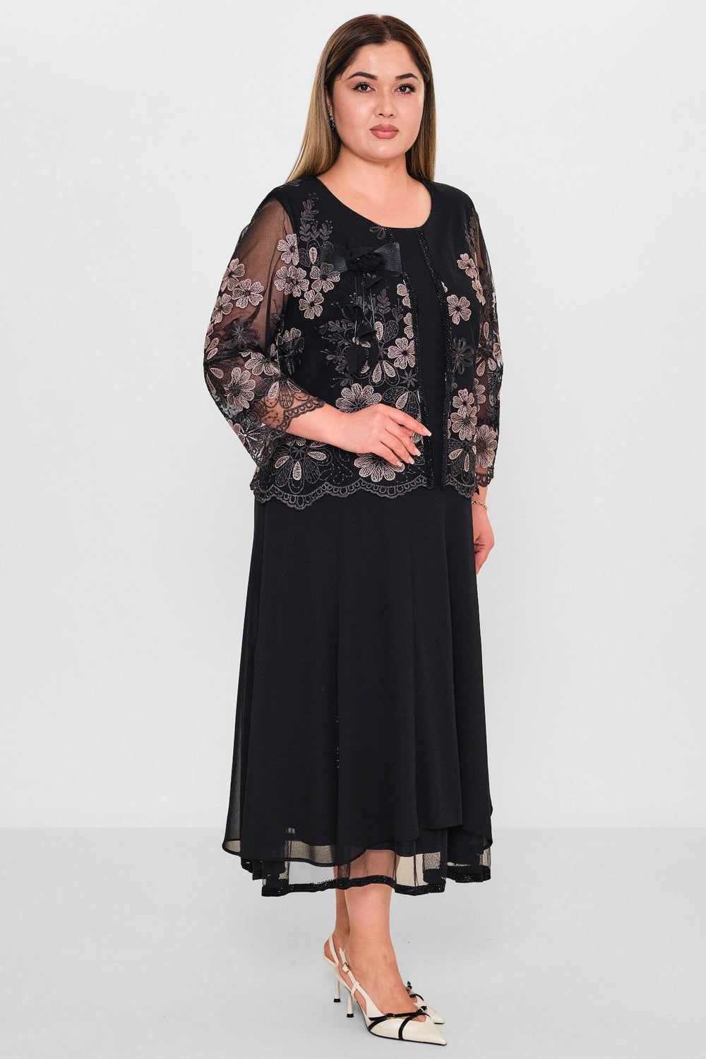 Gumanize - Plus Size Dress (GMZ2025-614-7038) - 8690200080708
