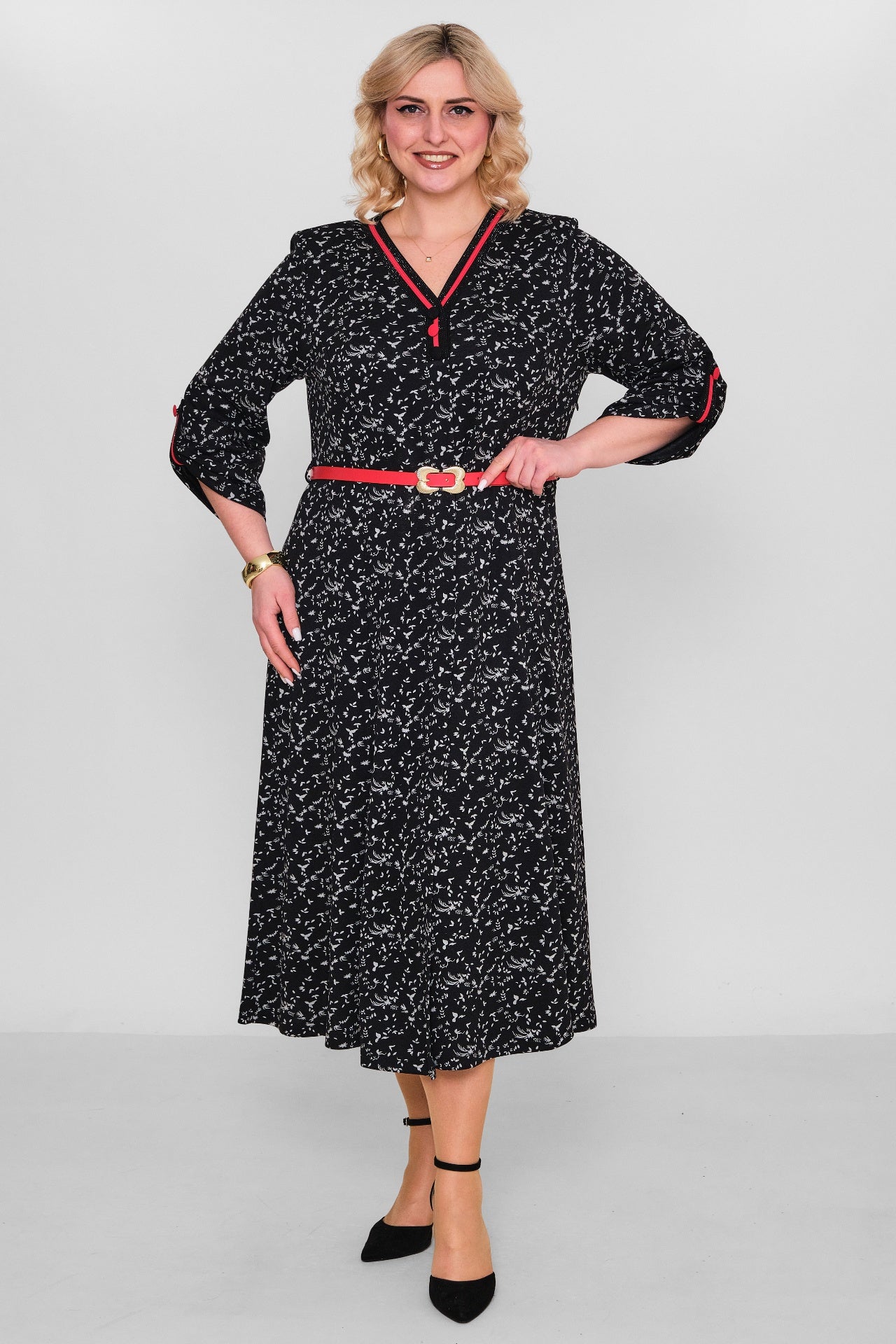 Gumanize - Extended Plus Size Dress (GMZ2026-192-7909) - 8690200080722