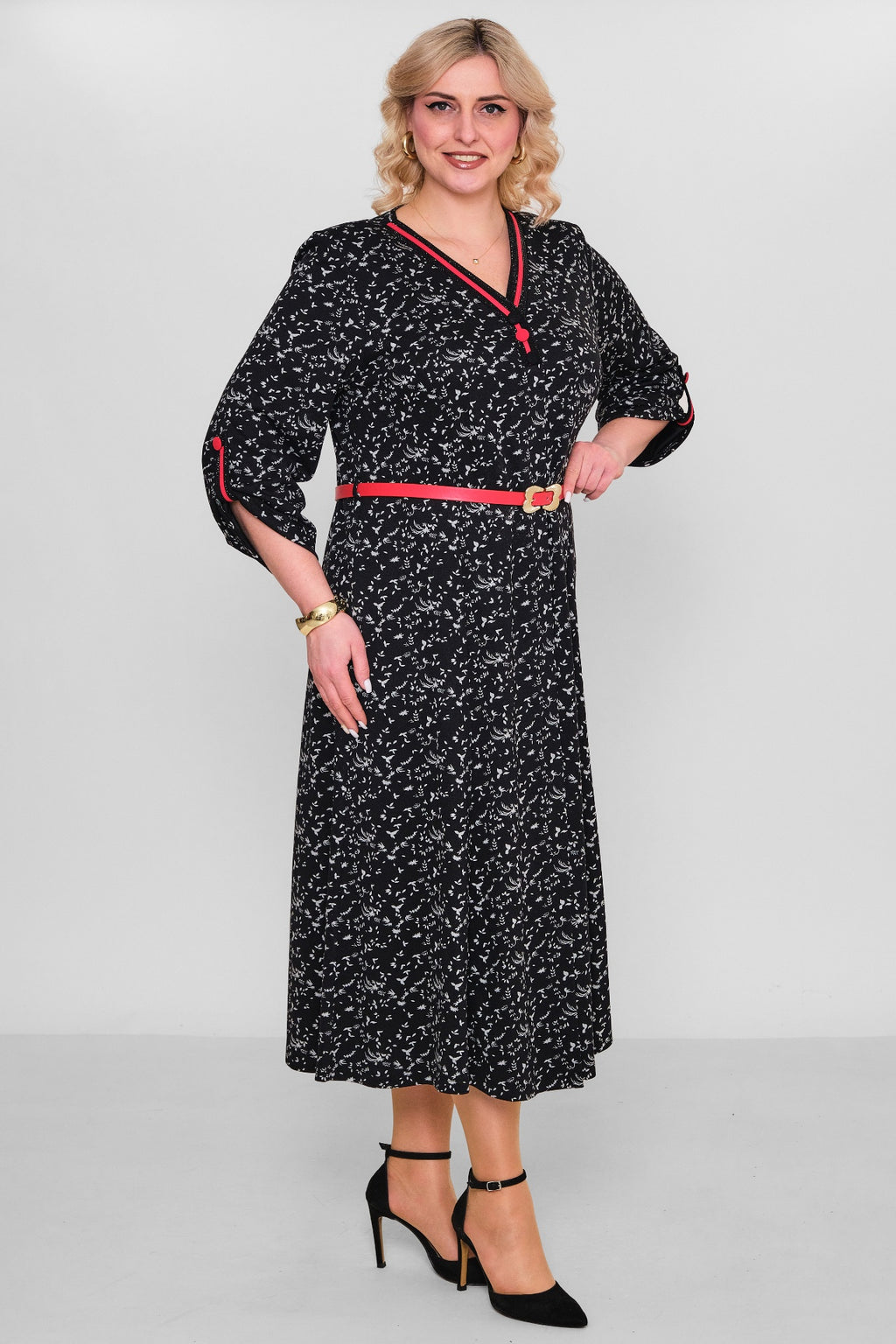 Gumanize - Extended Plus Size Dress (GMZ2026-192-7909) - 8690200080722