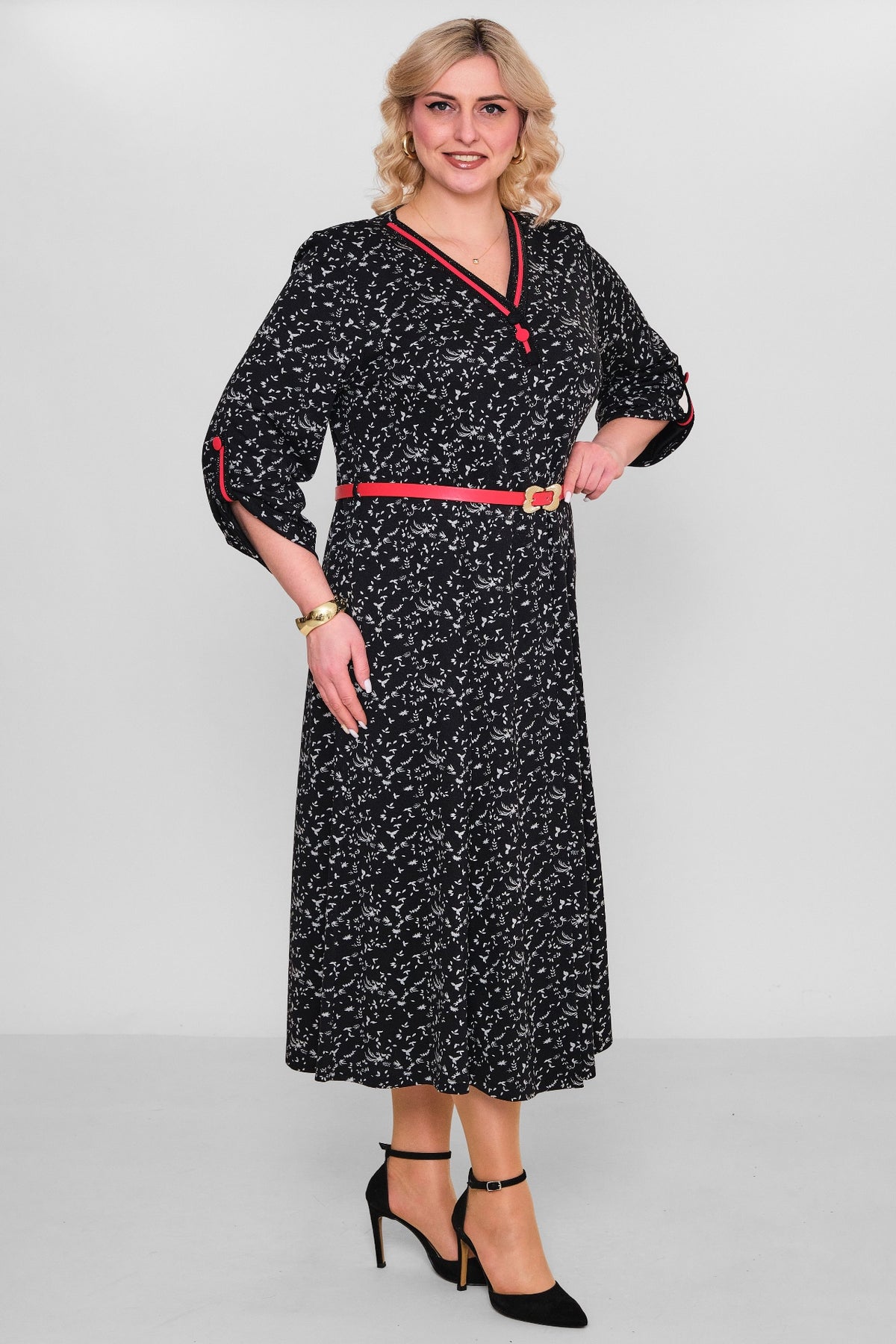 Gumanize - Extended Plus Size Dress (GMZ2026-192-7909) - 8690200080722