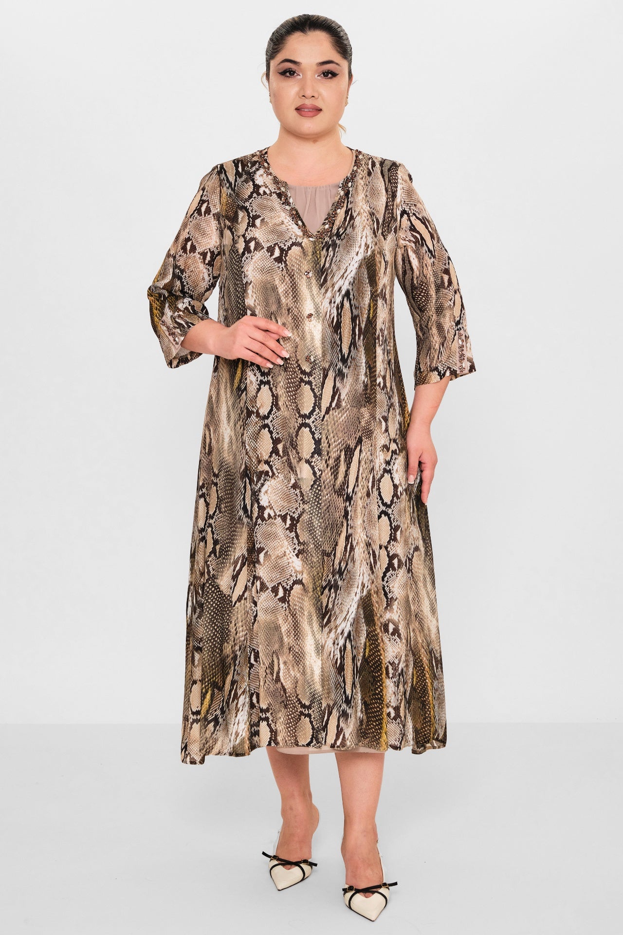 Gumanize - Plus Size Dress (GMZ2026-28-7936) - 8690200080746