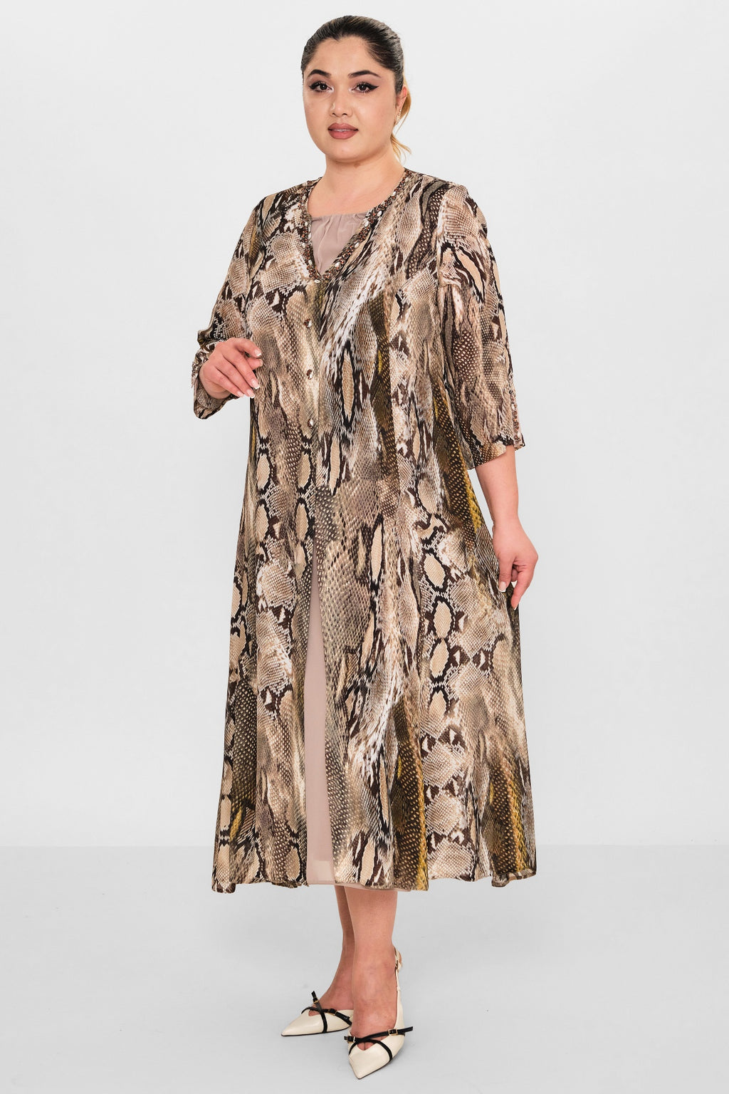 Gumanize - Plus Size Dress (GMZ2026-28-7936) - 8690200080746