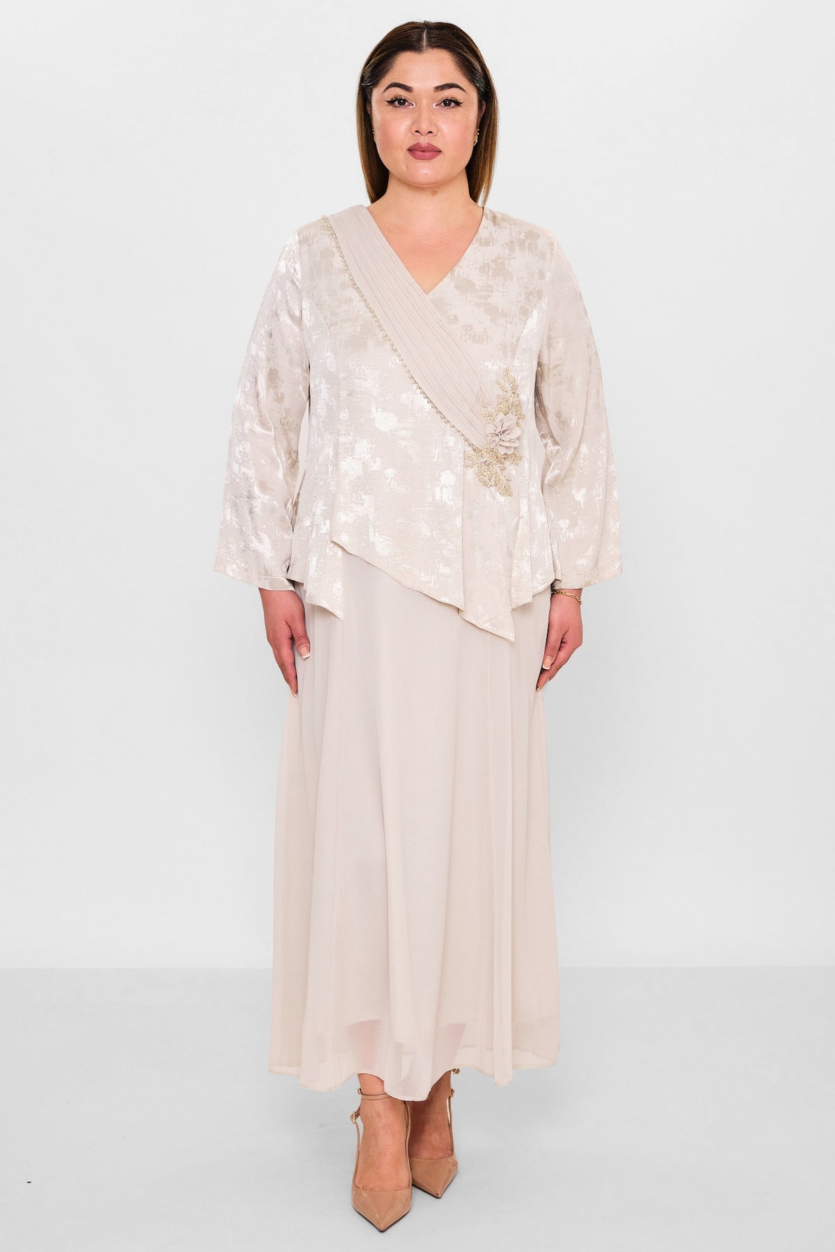 Gumanize - Plus Size Dress (GMZ2026-461-7905) - 8690200080784