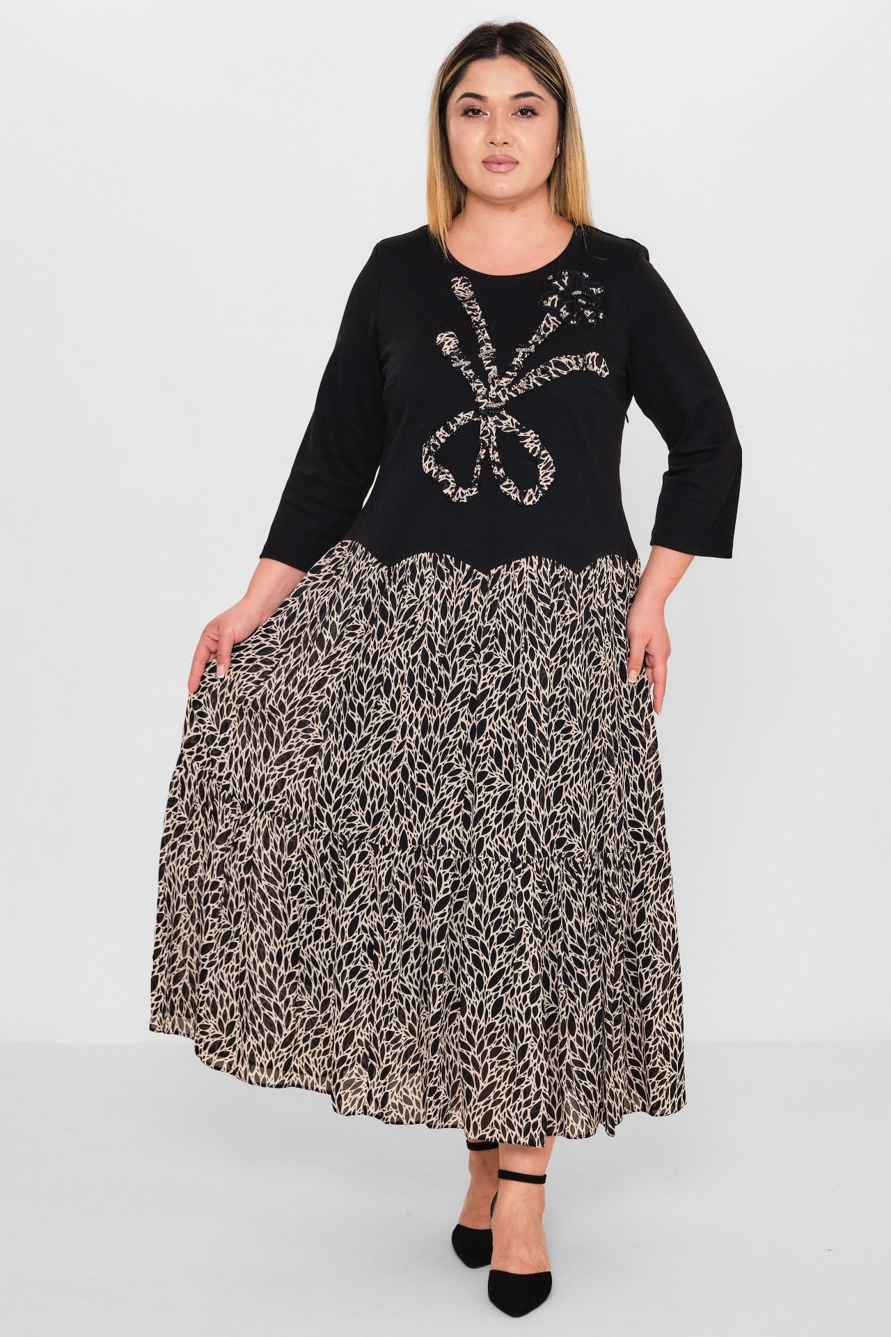 Gumanize - Plus Size Dress (GMZ2026-465-7883) - 8690200080807