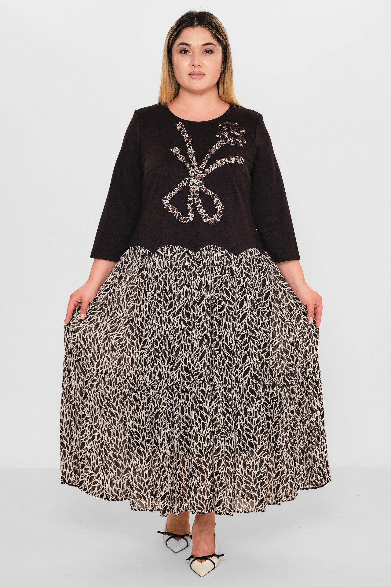 Gumanize - Plus Size Dress (GMZ2026-465-7883) - 8690200080814