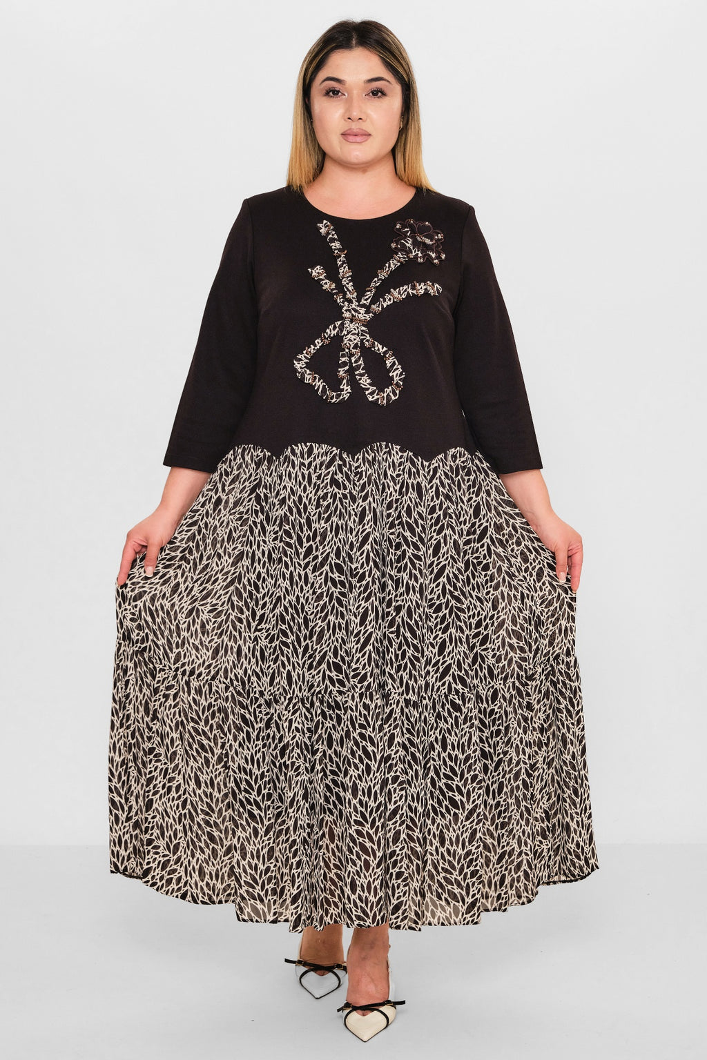 Gumanize - Plus Size Dress (GMZ2026-465-7883) - 8690200080814