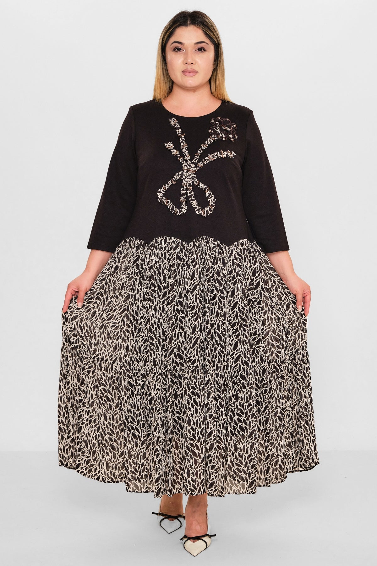 Gumanize - Plus Size Dress (GMZ2026-465-7883) - 8690200080814