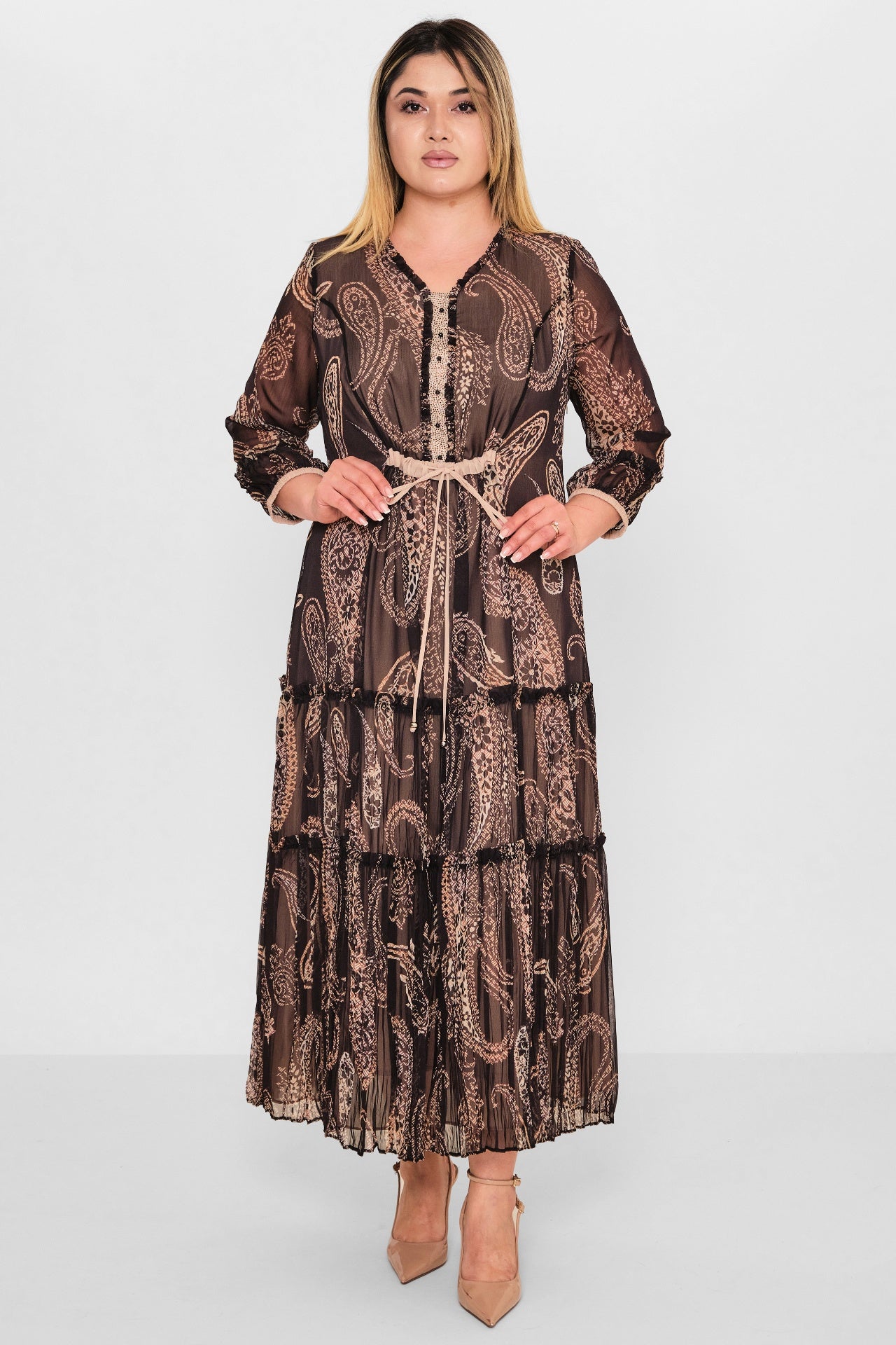 Gumanize - Plus Size Dress (GMZ2026-91-7205) - 8690200080821
