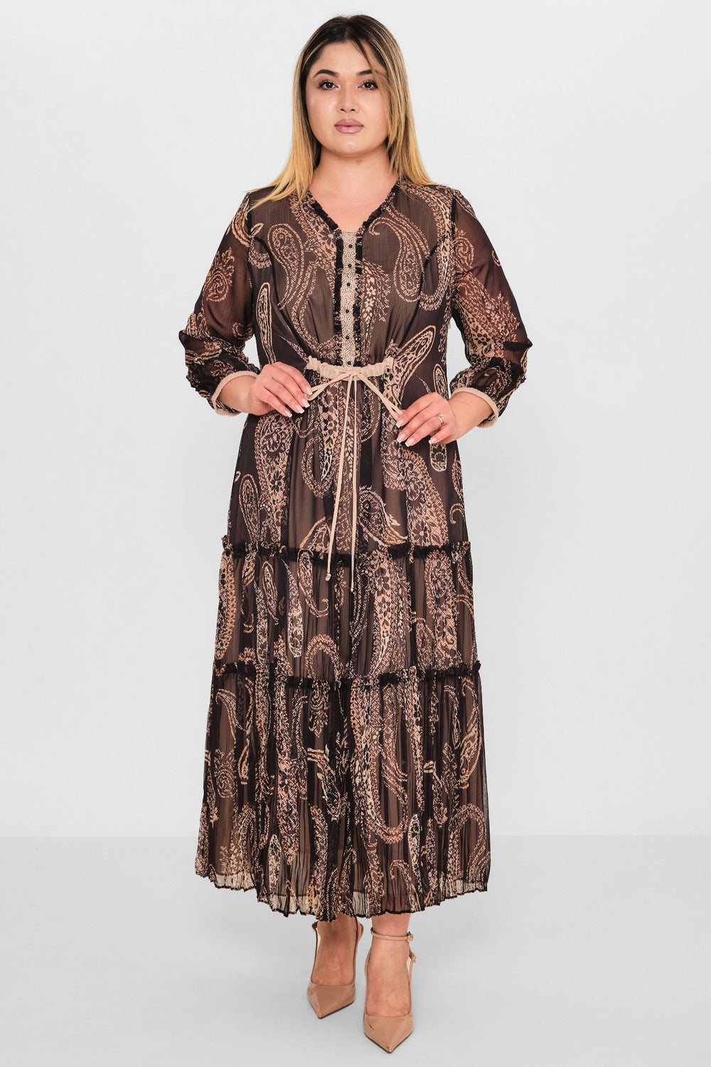 Gumanize - Plus Size Dress (GMZ2026-91-7205) - 8690200080821