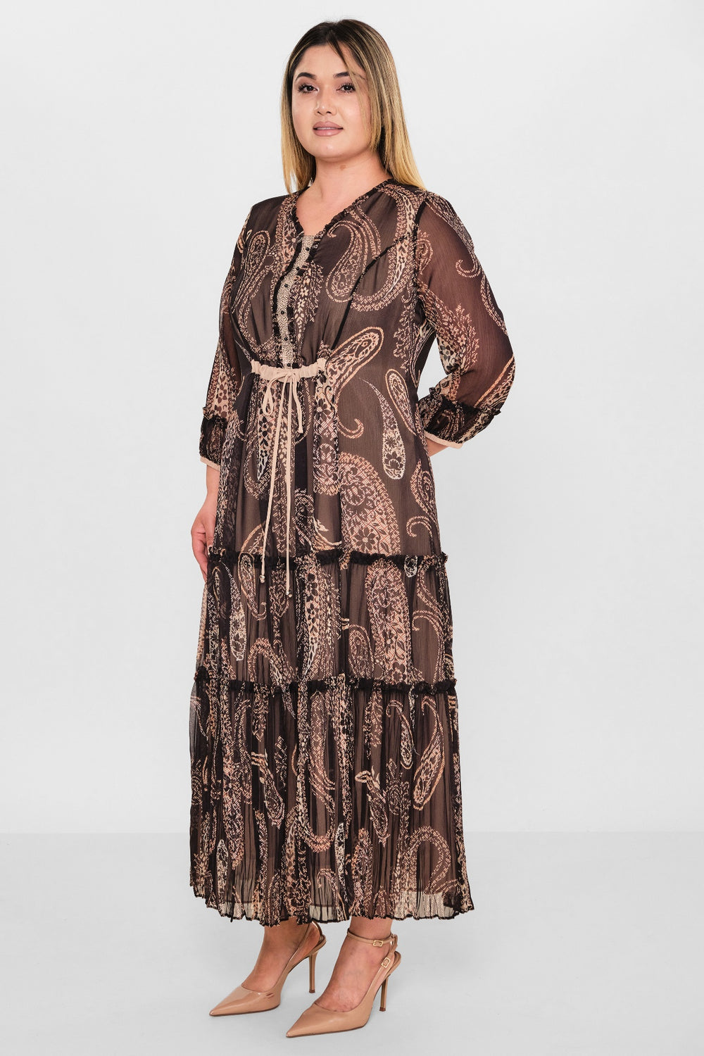 Gumanize - Plus Size Dress (GMZ2026-91-7205) - 8690200080821