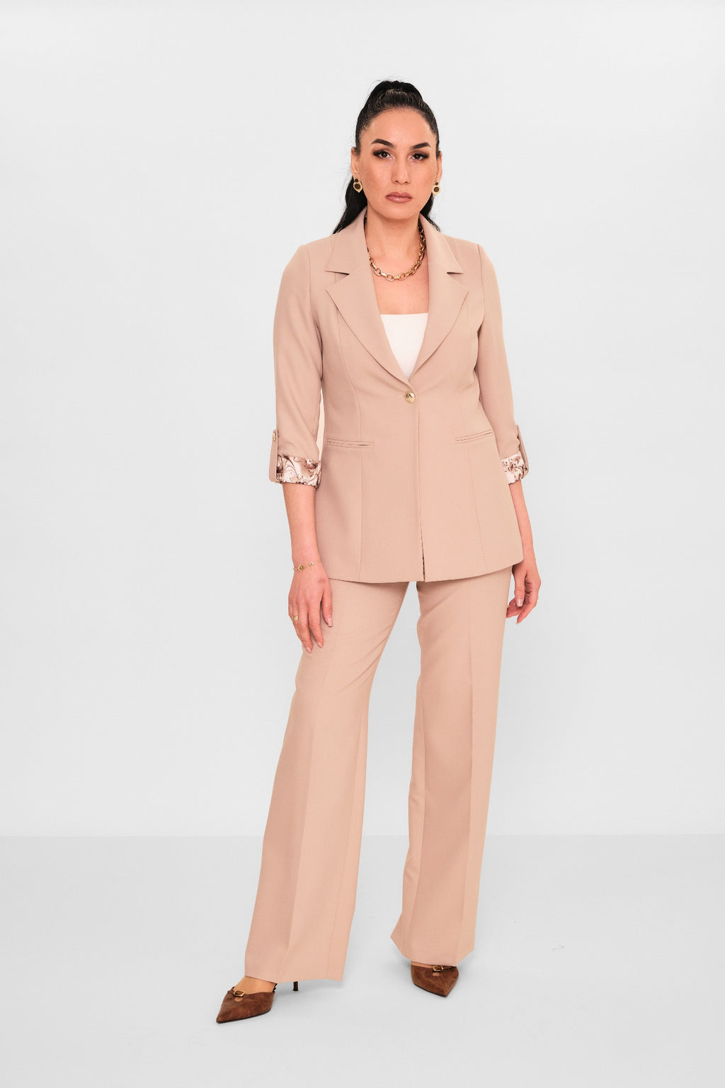Meira - Plus Size Suit (MEI26Y8380) - 8690200081002