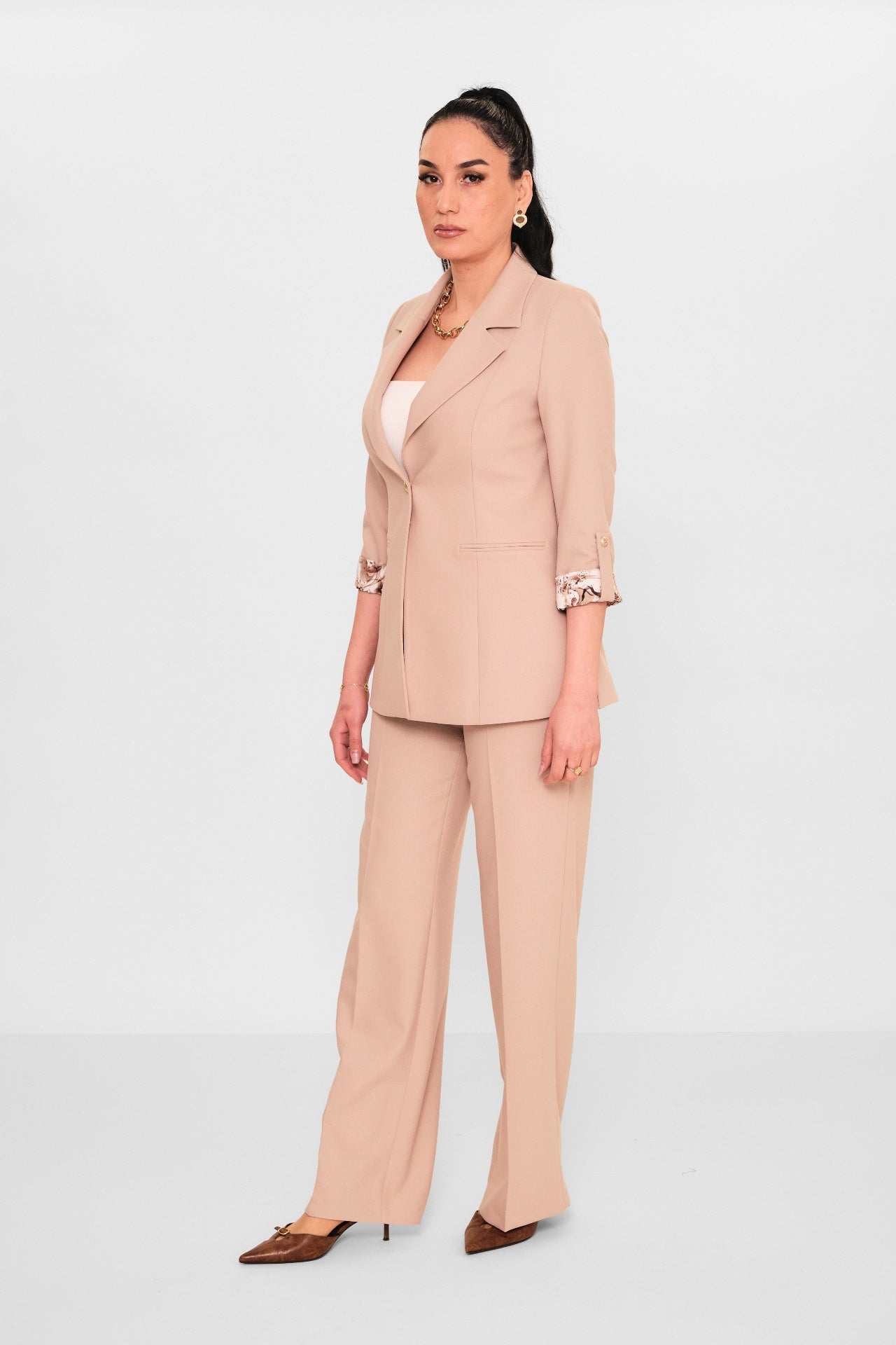 Meira - Plus Size Suit (MEI26Y8380) - 8690200081002