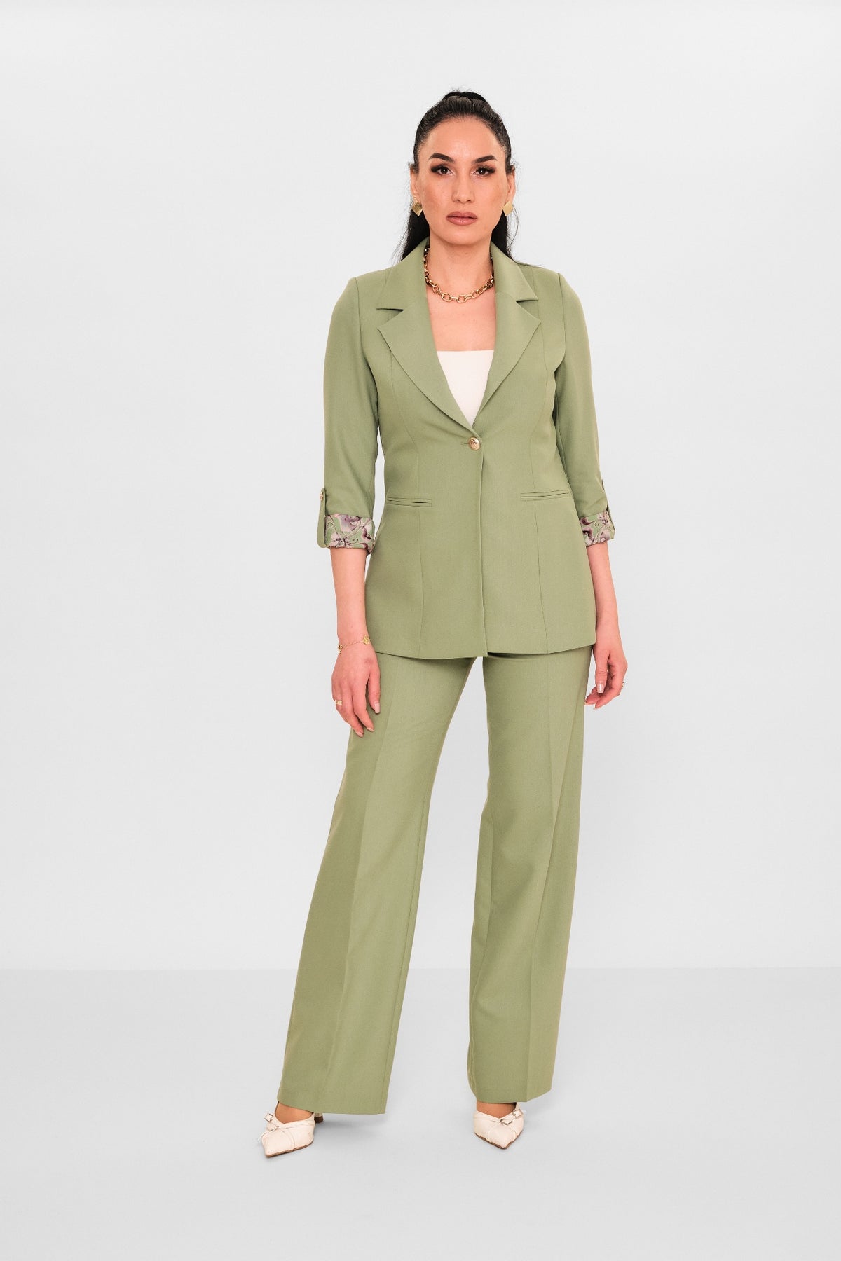 Meira - Plus Size Suit (MEI26Y8380) - 8690200081033