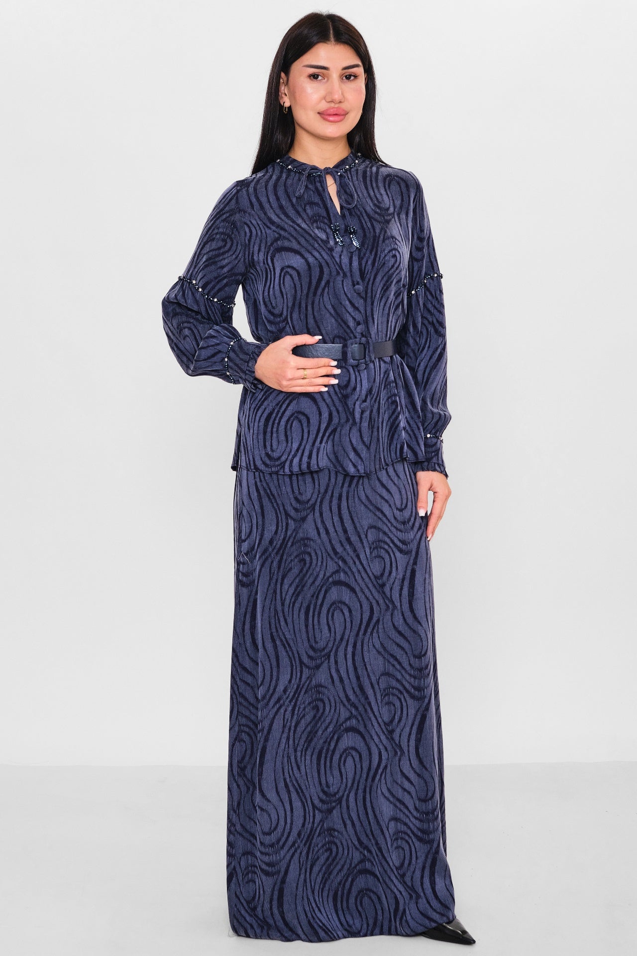 Nupel li̇ne - Plus Size Suit (NPL26Y9011) - 8690200081132