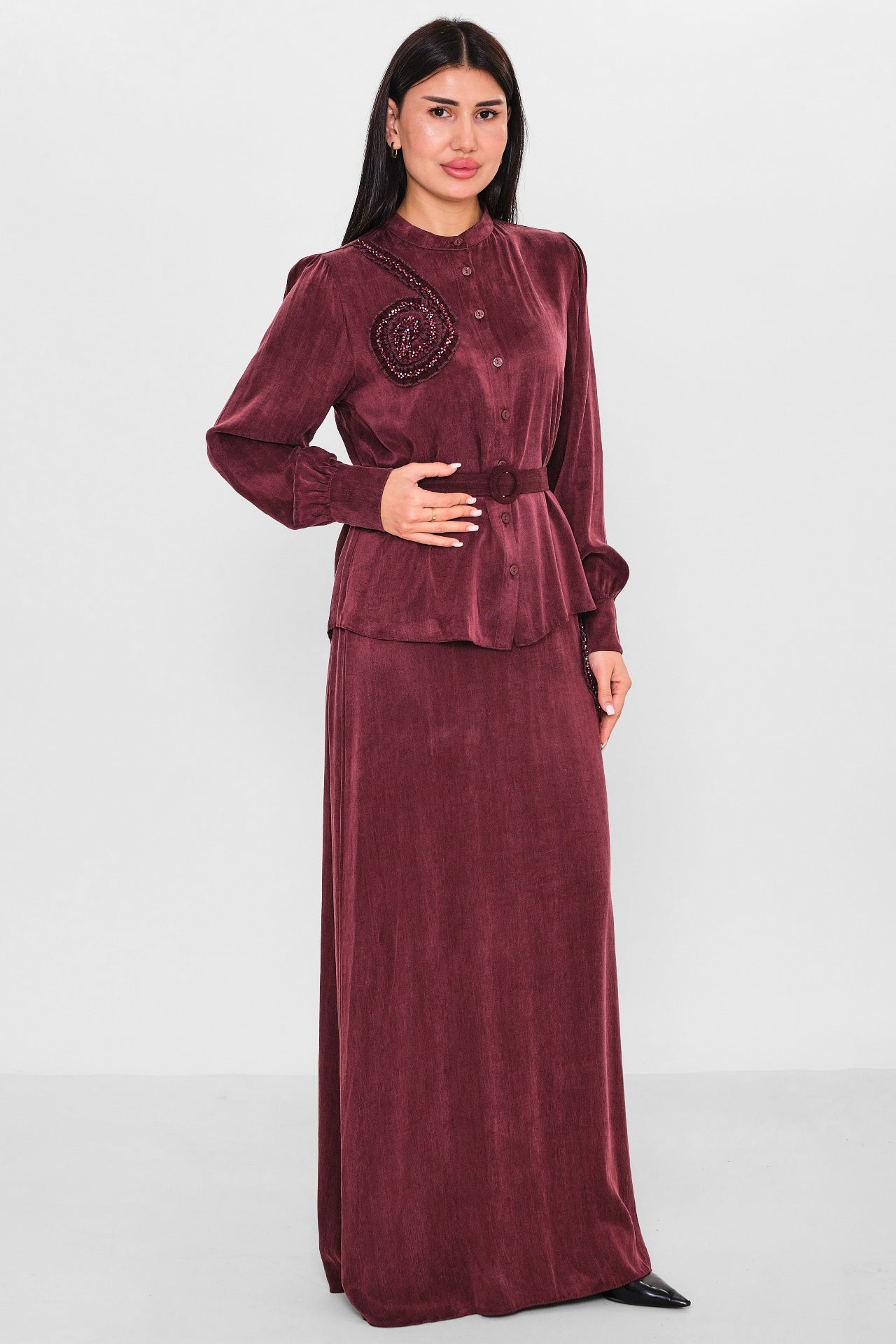 Nupel li̇ne - Plus Size Suit (NPL26Y8986) - 8690200081224