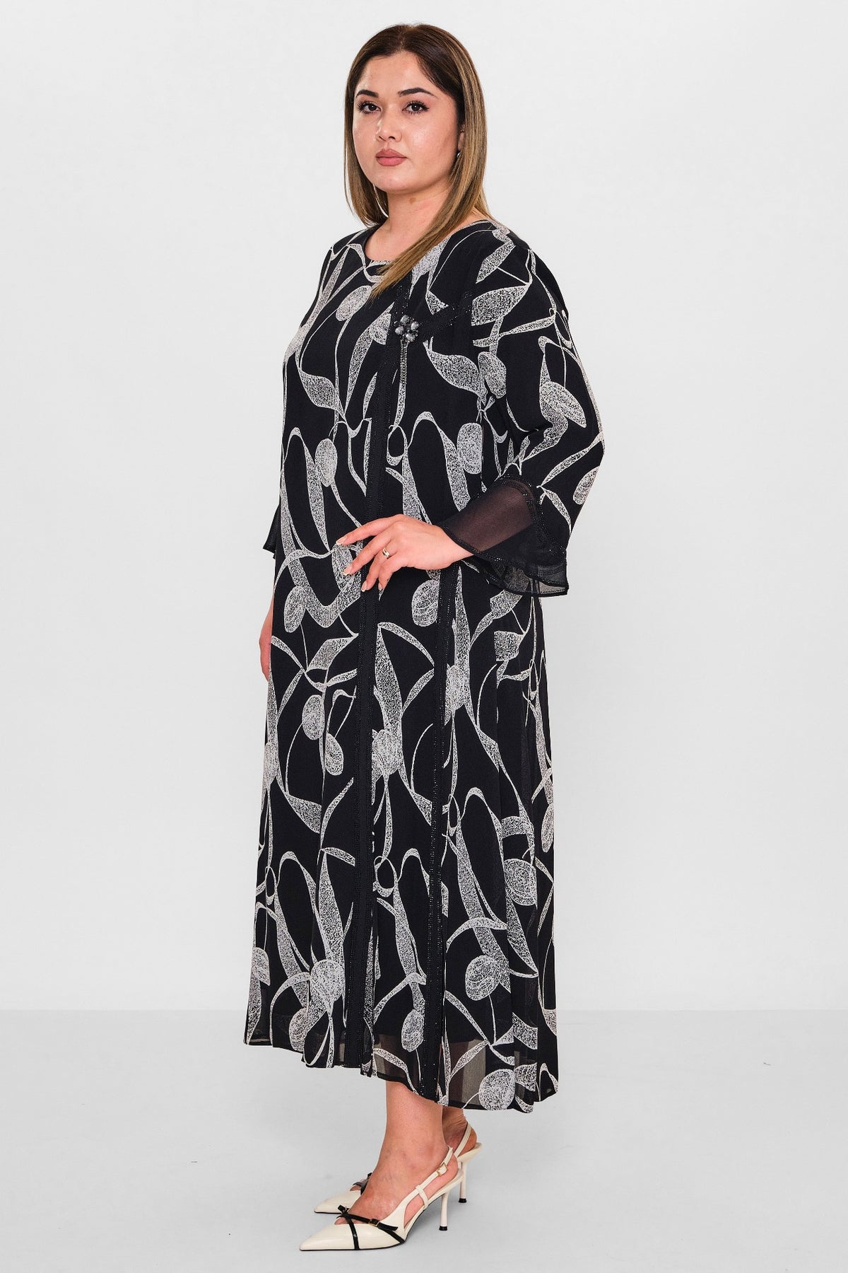 Gumanize - Plus Size Dress (GMZ2025-1045-7545) - 8690200081279