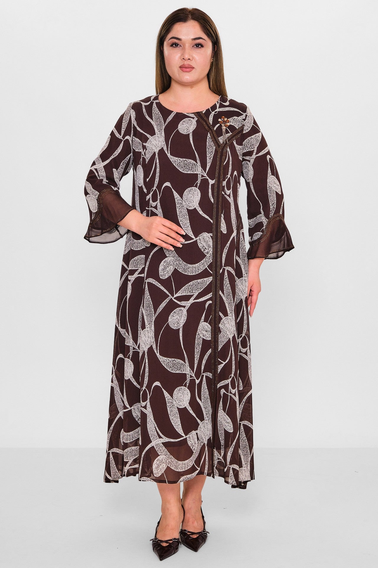 Gumanize - Plus Size Dress (GMZ2025-1045-7545) - 8690200081286