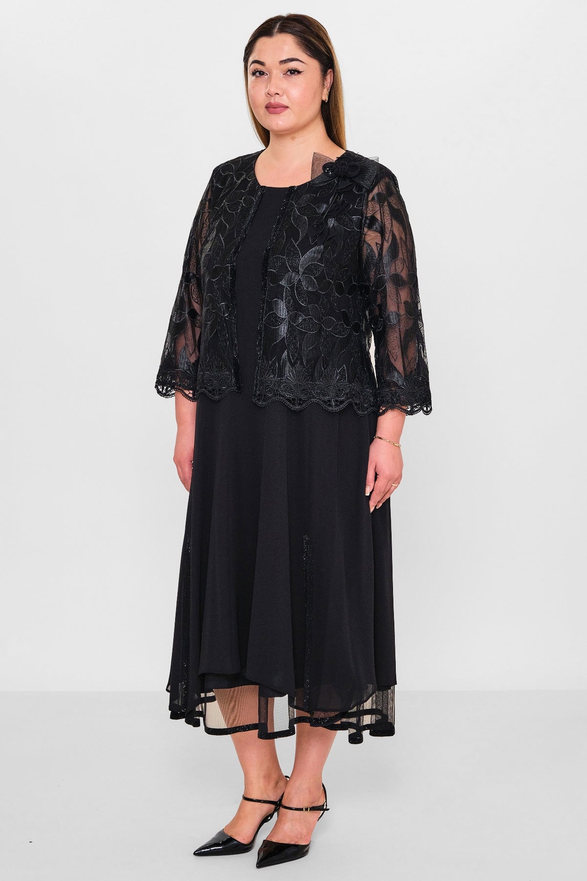 Gumanize - Plus Size Dress (GMZ2025-616-6311) - 8690200081316