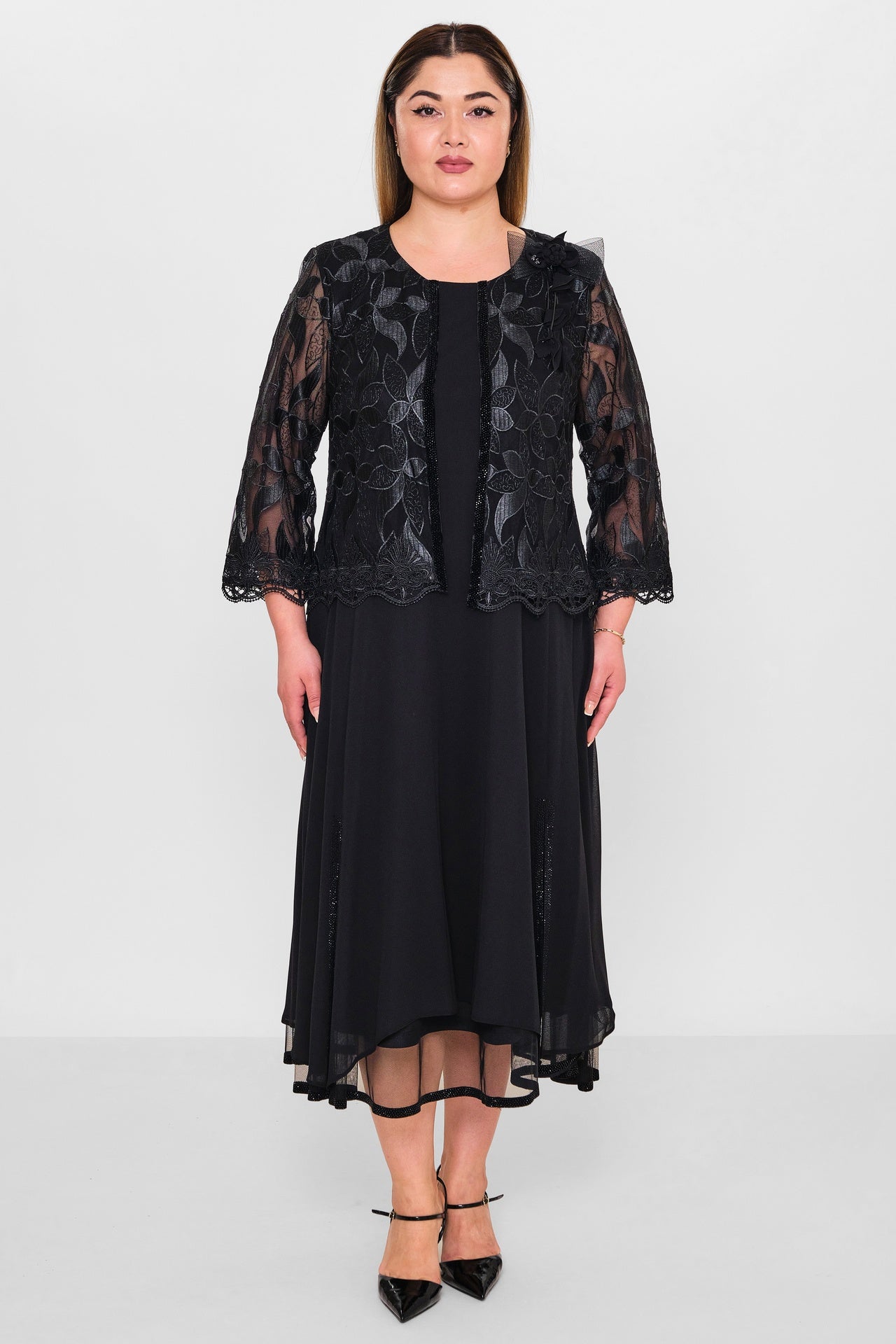 Gumanize - Extended Plus Size Dress (GMZ2025-617-6311) - 8690200081330
