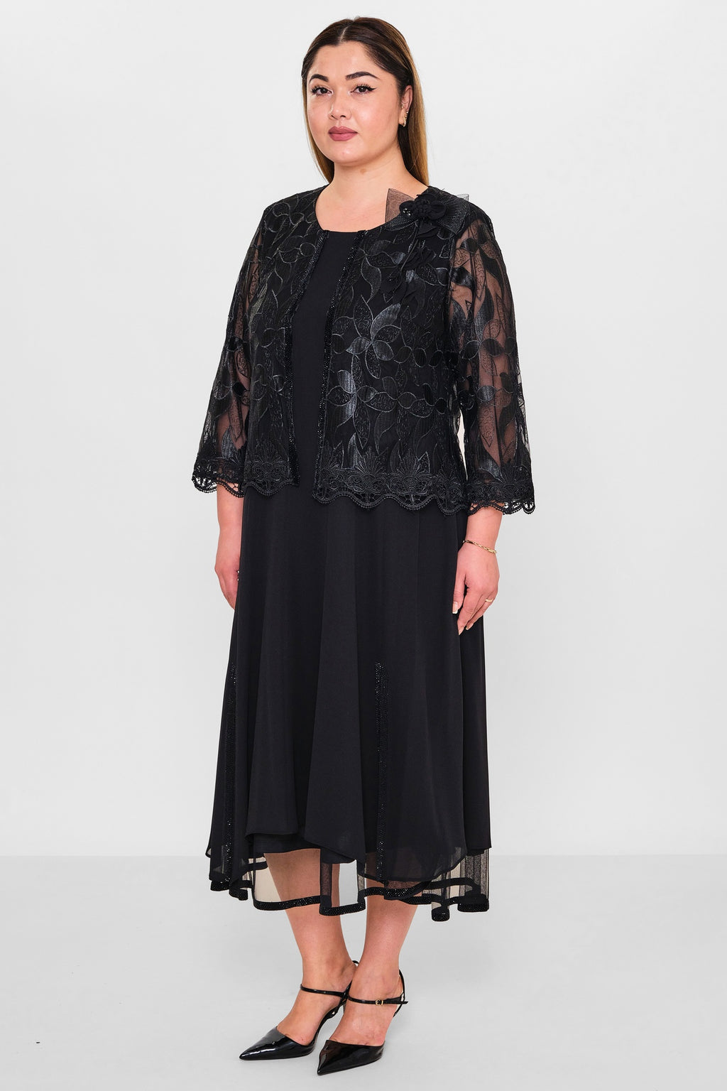 Gumanize - Extended Plus Size Dress (GMZ2025-617-6311) - 8690200081330