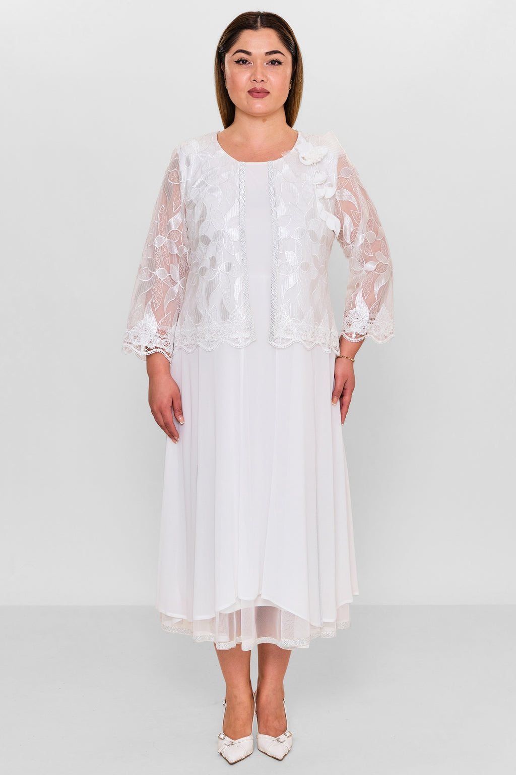 Gumanize - Extended Plus Size Dress (GMZ2025-617-6311) - 8690200081347