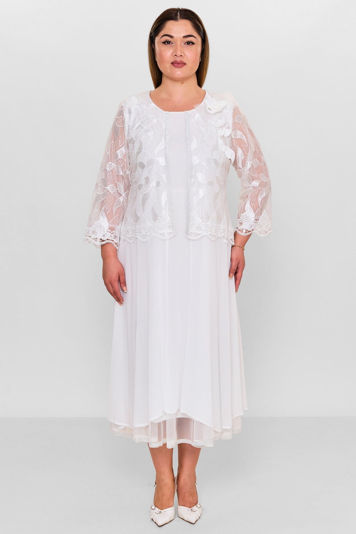 Gumanize - Extended Plus Size Dress (GMZ2025-617-6311) - 8690200081347