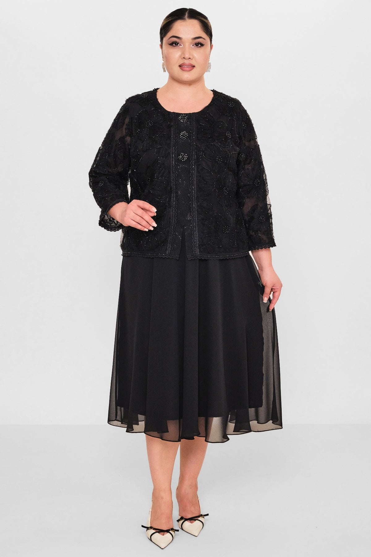 Gumanize - Plus Size Dress (GMZ2026-142-7941) - 8690200081385