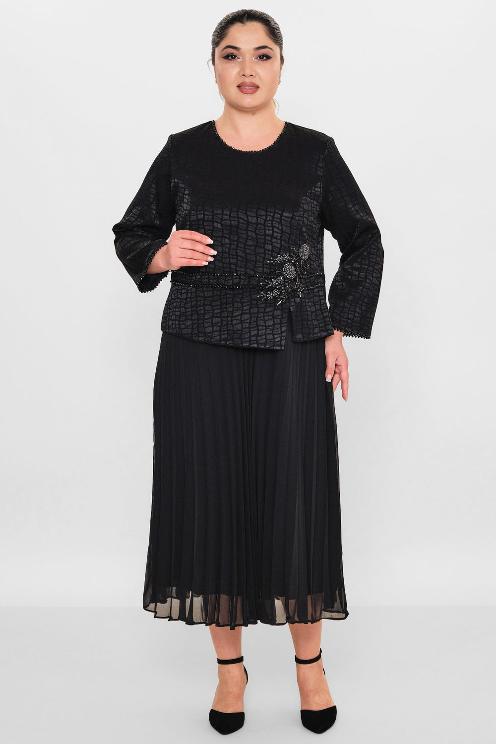 Gumanize - Plus Size Dress (GMZ2026-159-7923) - 8690200081408
