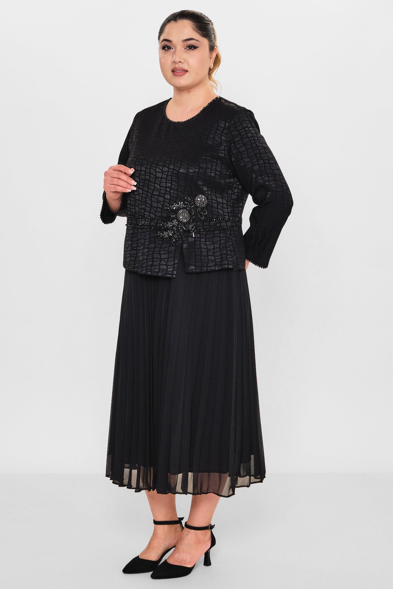 Gumanize - Plus Size Dress (GMZ2026-159-7923) - 8690200081408