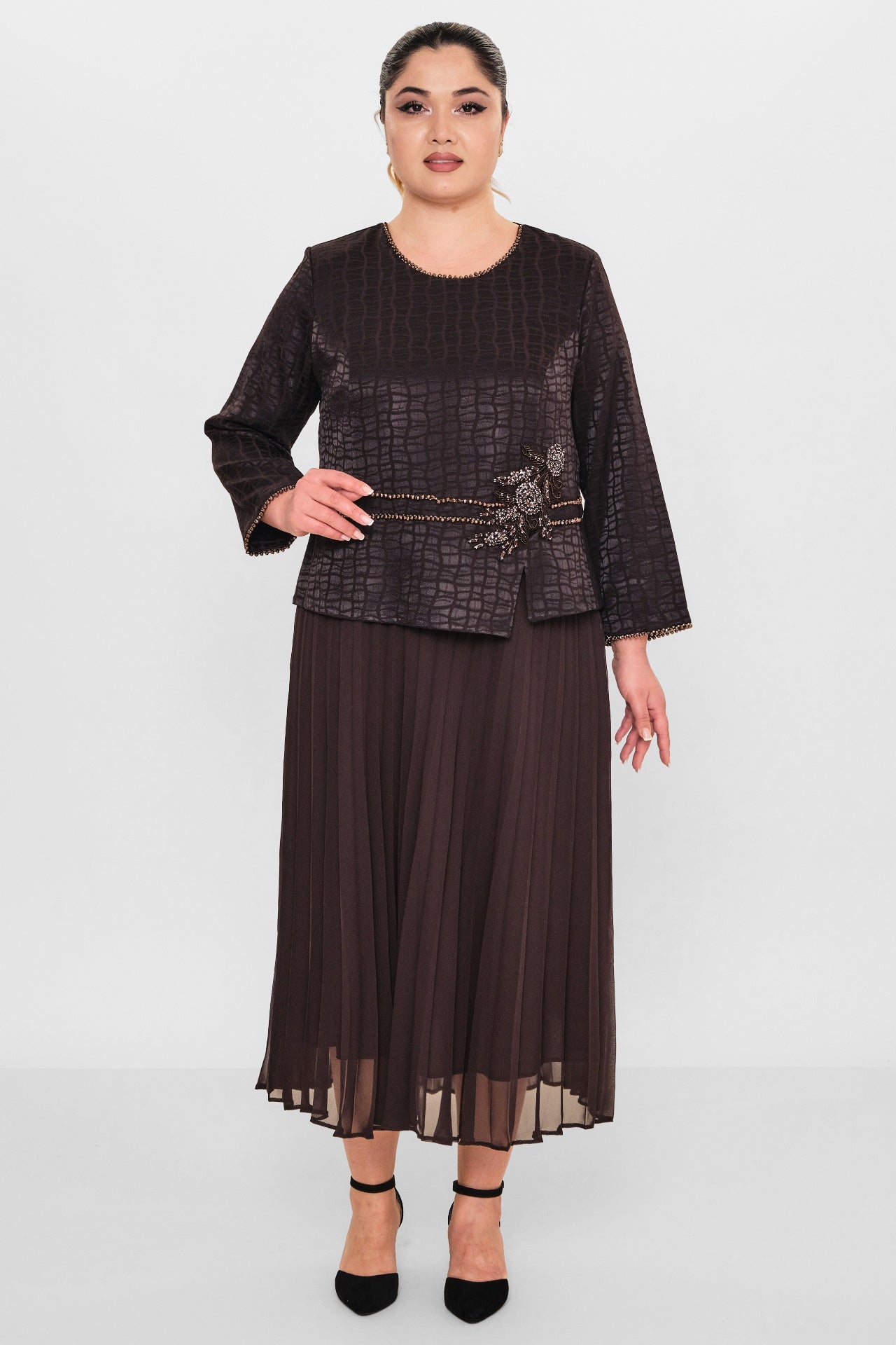 Gumanize - Plus Size Dress (GMZ2026-159-7923) - 8690200081415
