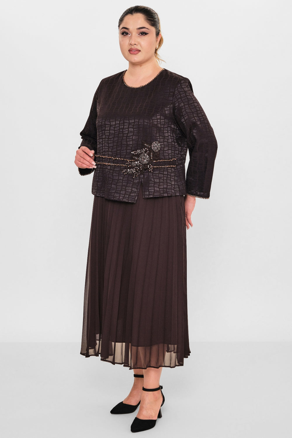 Gumanize - Plus Size Dress (GMZ2026-159-7923) - 8690200081415
