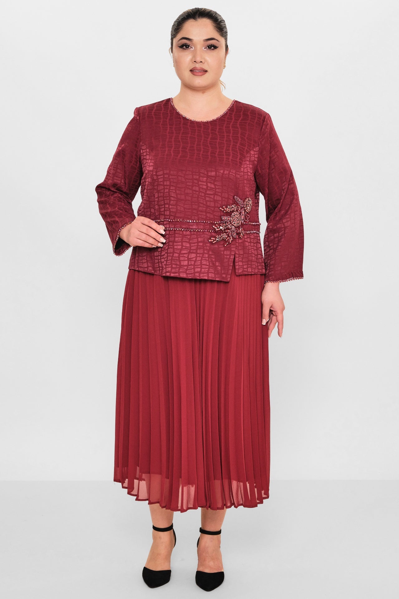 Gumanize - Plus Size Dress (GMZ2026-159-7923) - 8690200081422