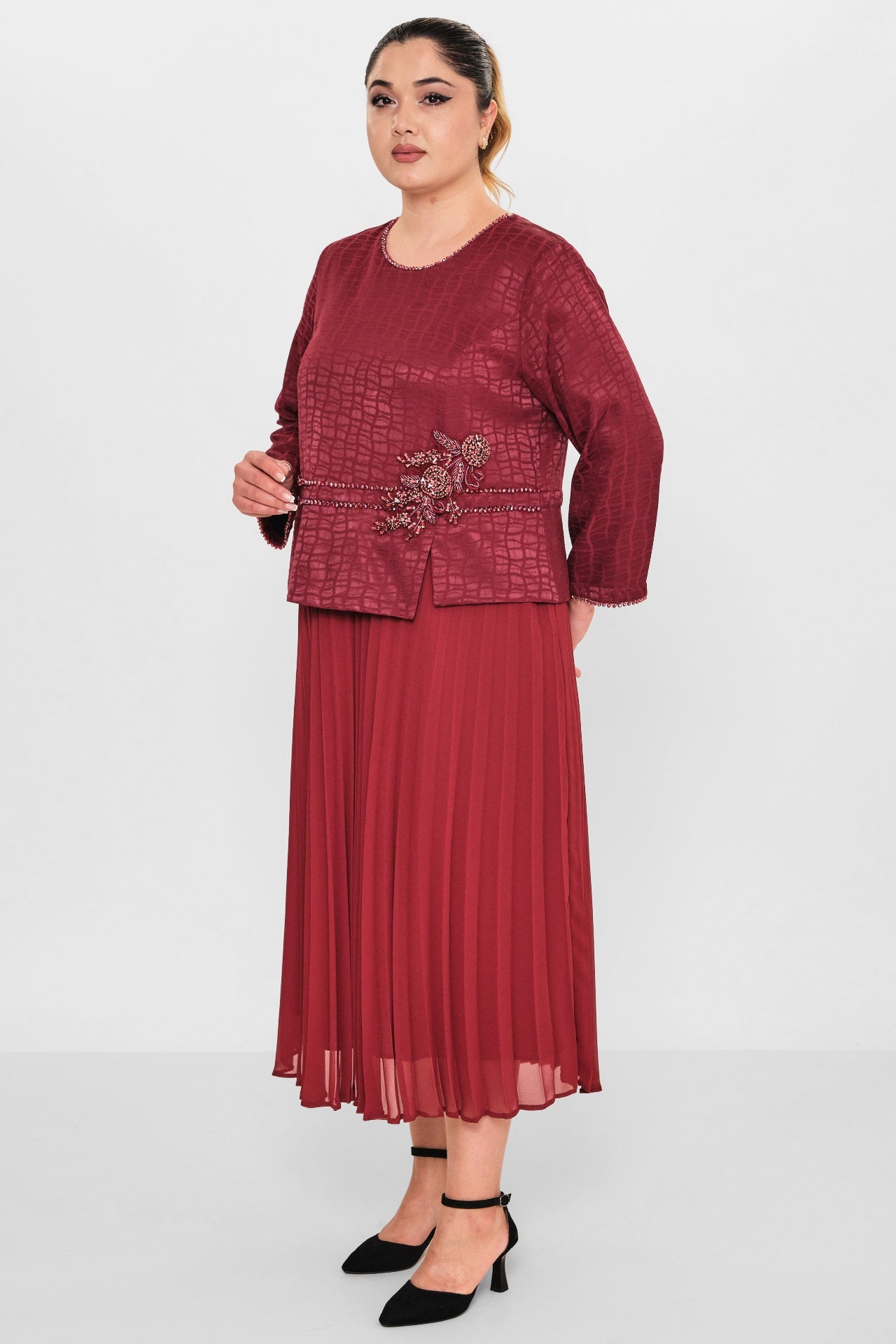 Gumanize - Plus Size Dress (GMZ2026-159-7923) - 8690200081422