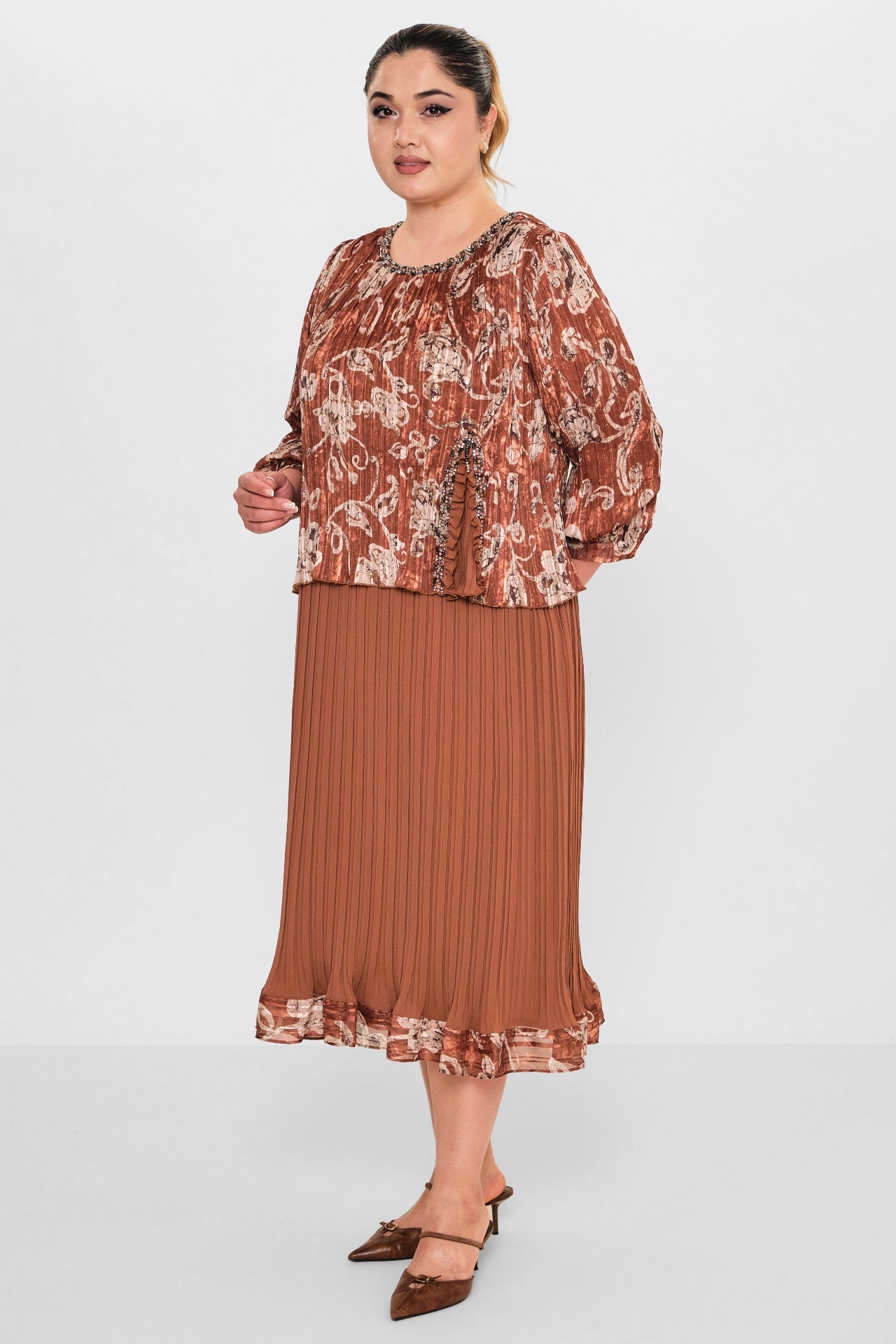 Gumanize - Plus Size Dress (GMZ2026-208-7224) - 8690200081514