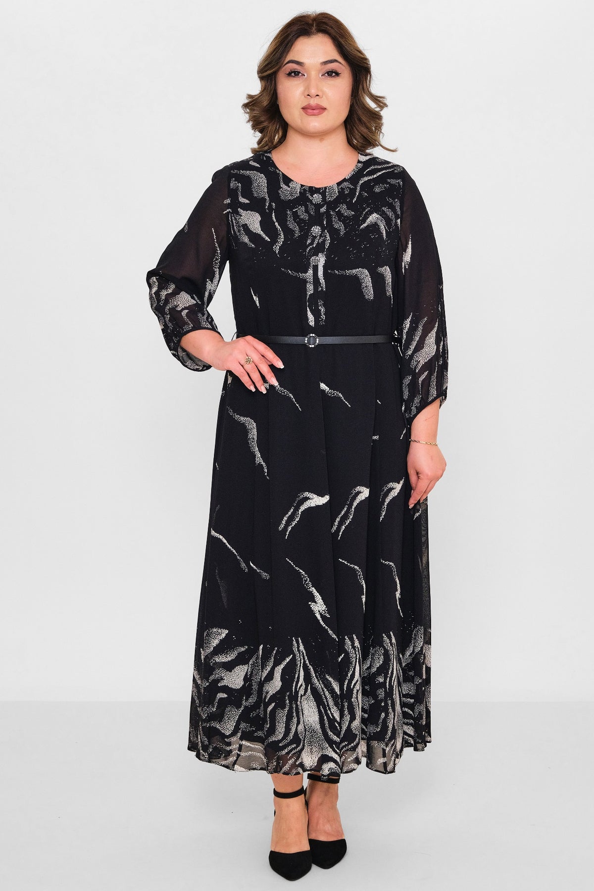 Gumanize - Plus Size Dress (GMZ2026-253-7918) - 8690200081552