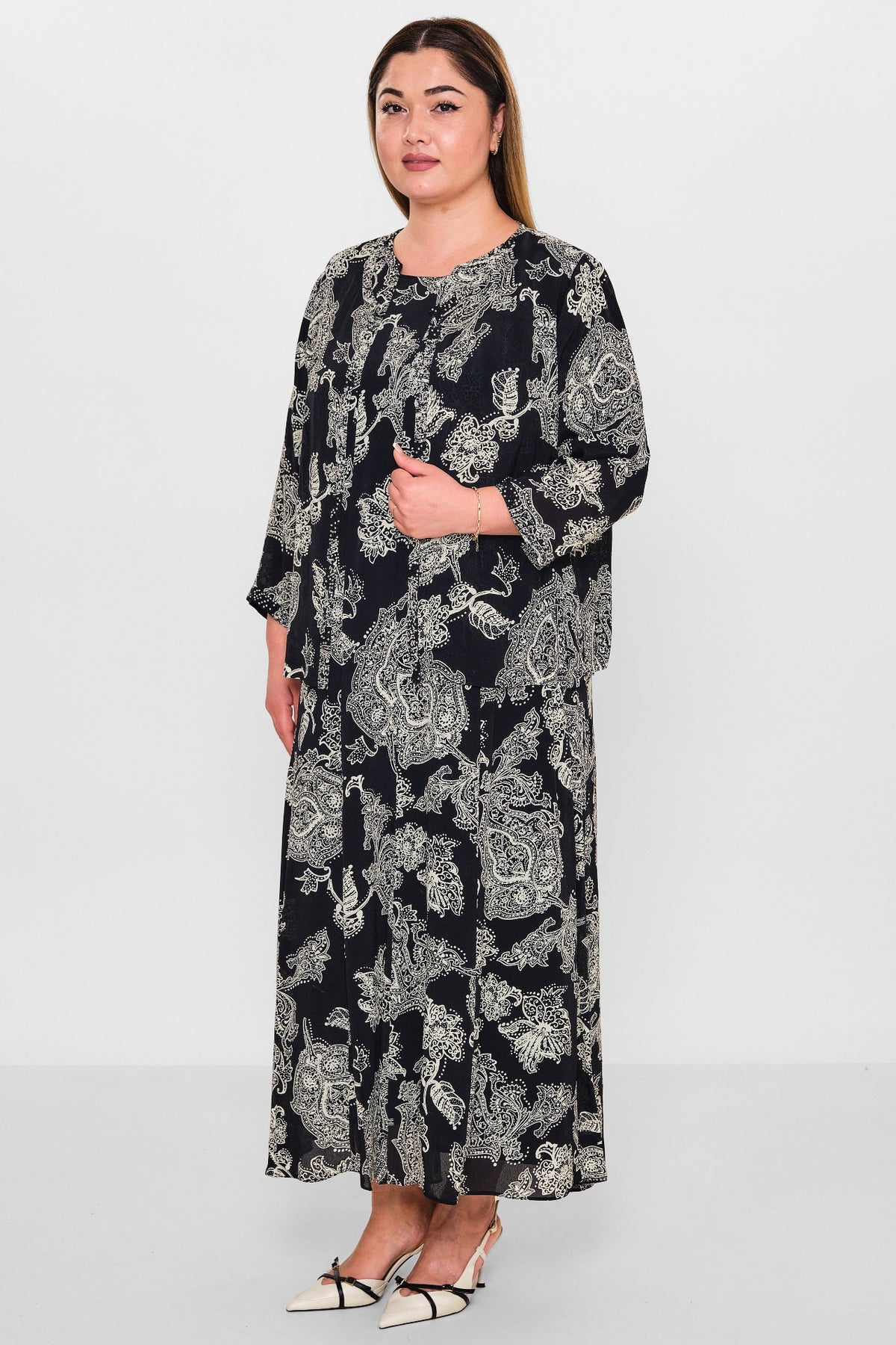 Gumanize - Plus Size Dress (GMZ2026-340-7875) - 8690200081705