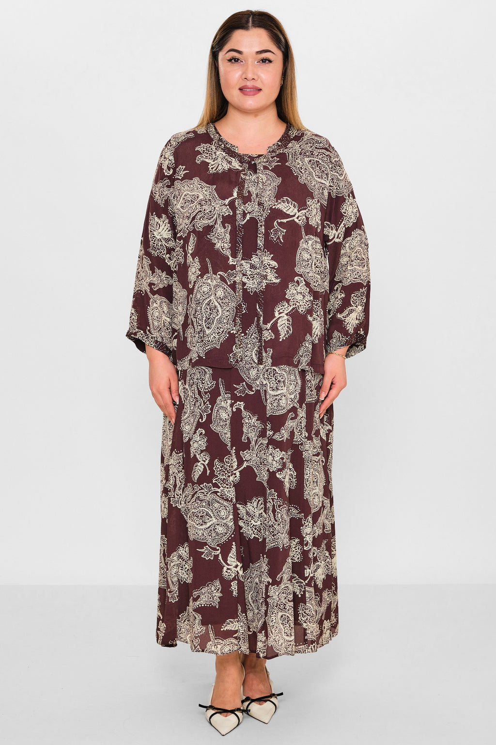 Gumanize - Plus Size Dress (GMZ2026-340-7875) - 8690200081729