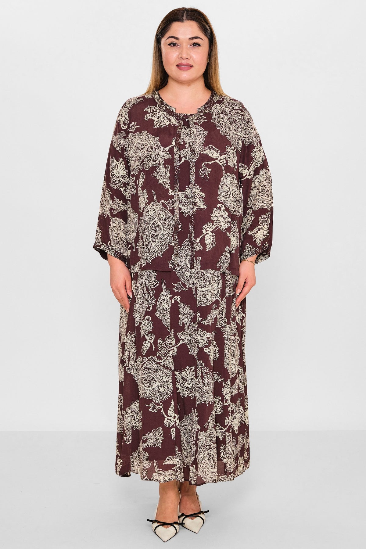 Gumanize - Plus Size Dress (GMZ2026-340-7875) - 8690200081729