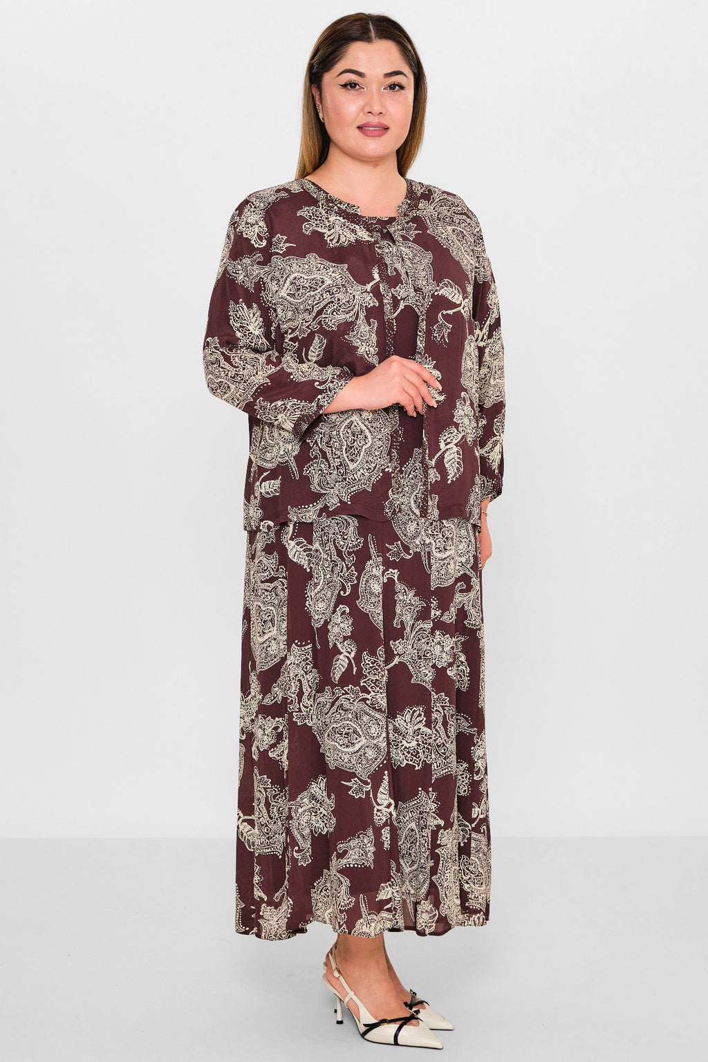 Gumanize - Plus Size Dress (GMZ2026-340-7875) - 8690200081729