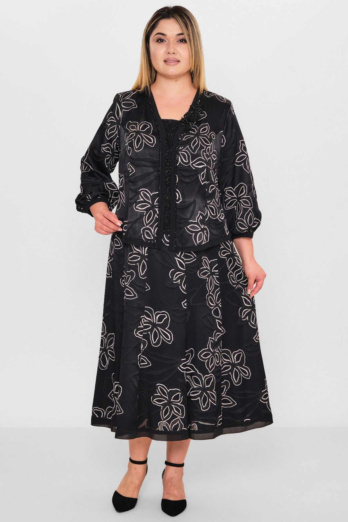 Gumanize - Plus Size Dress (GMZ2026-394-7965) - 8690200081743