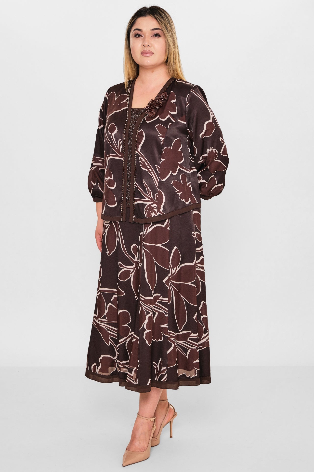 Gumanize - Plus Size Dress (GMZ2026-394-8097) - 8690200081750