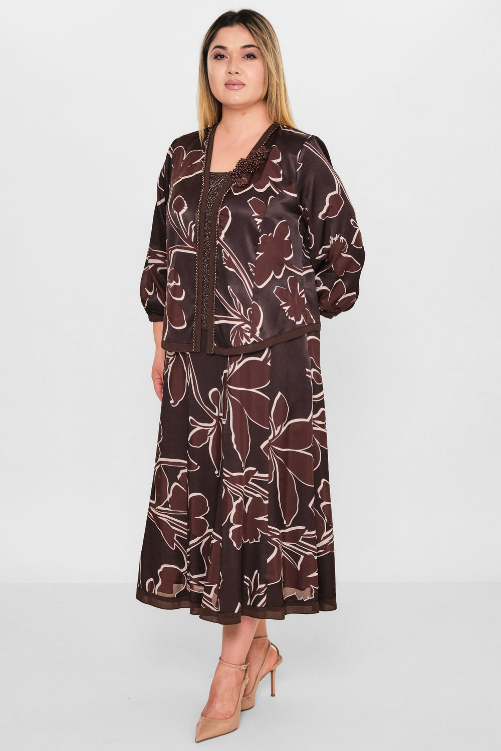 Gumanize - Plus Size Dress (GMZ2026-394-8097) - 8690200081750